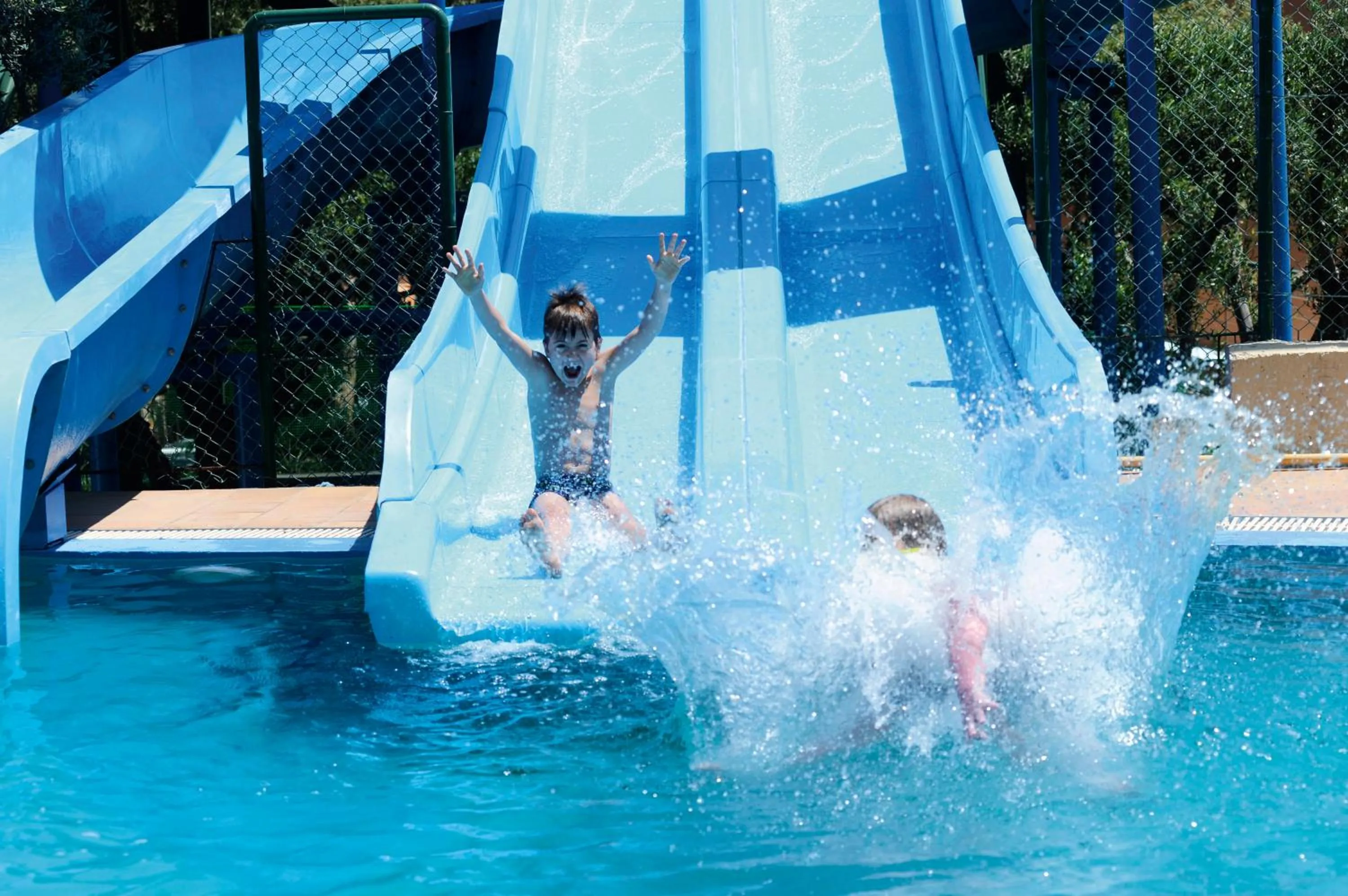 Aqua park in Porto Elounda Golf & Spa Resort, Six Senses Spa