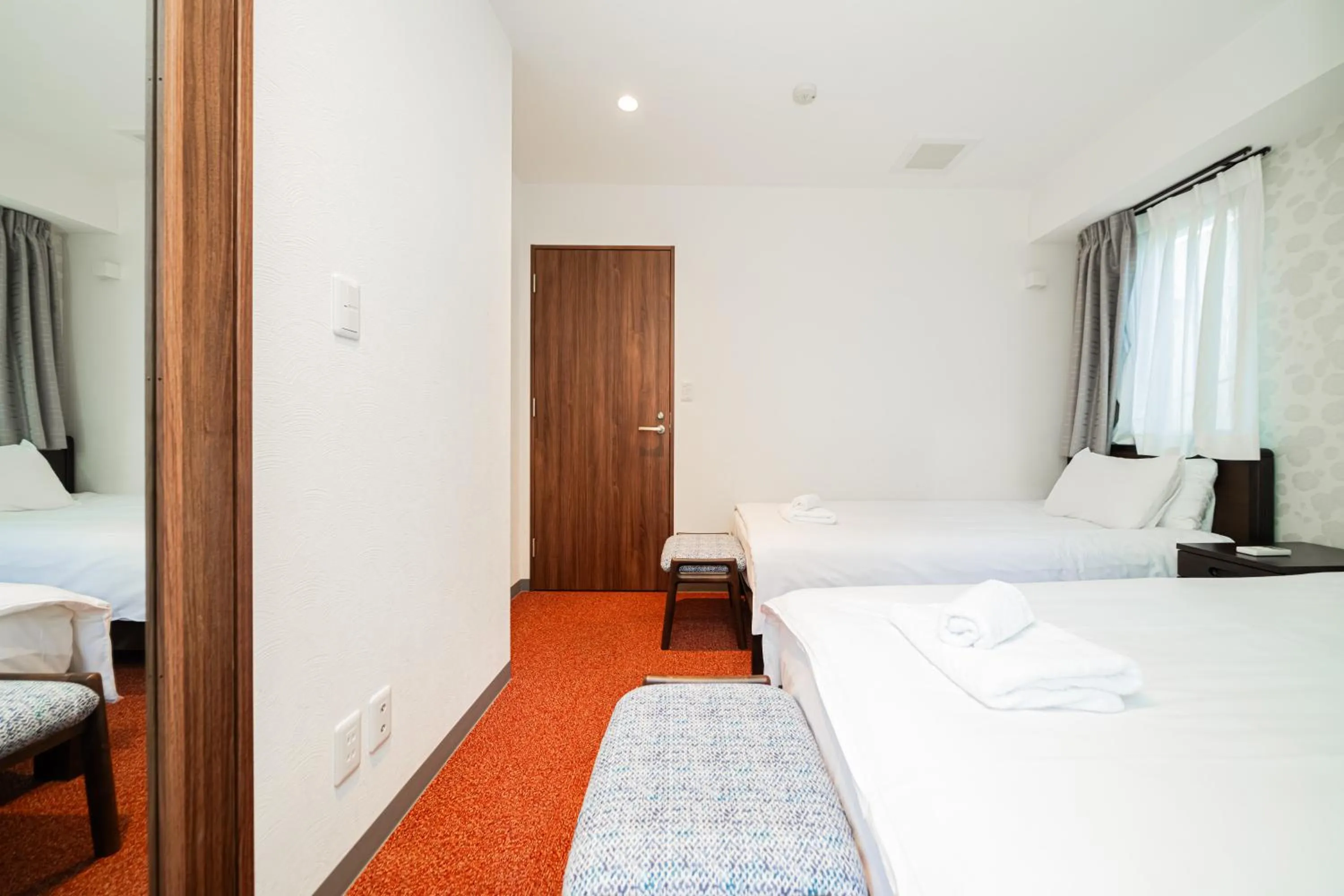 Bed in Serorin Light Hotel Tokyo