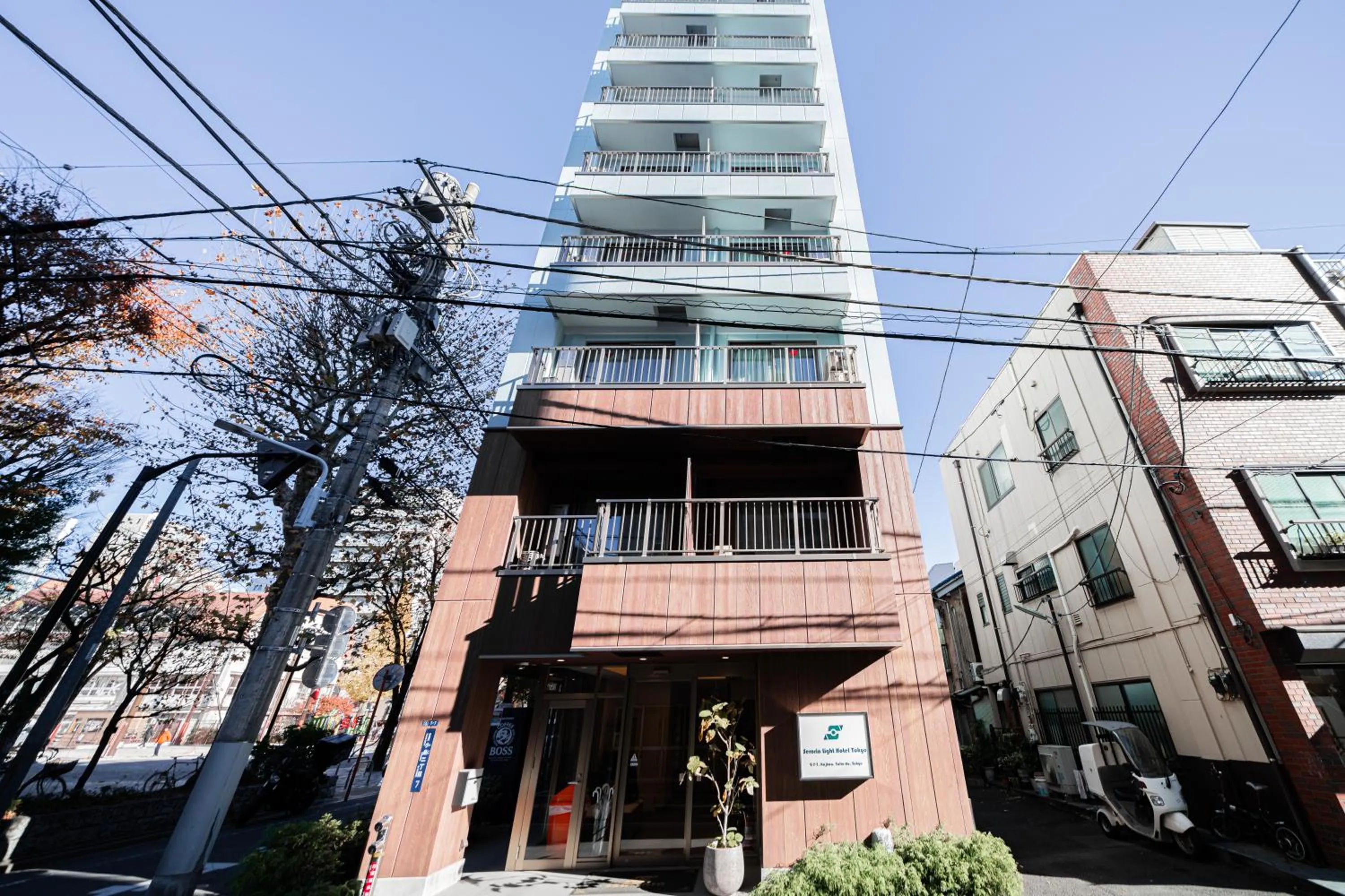 Property building in Serorin Light Hotel Tokyo