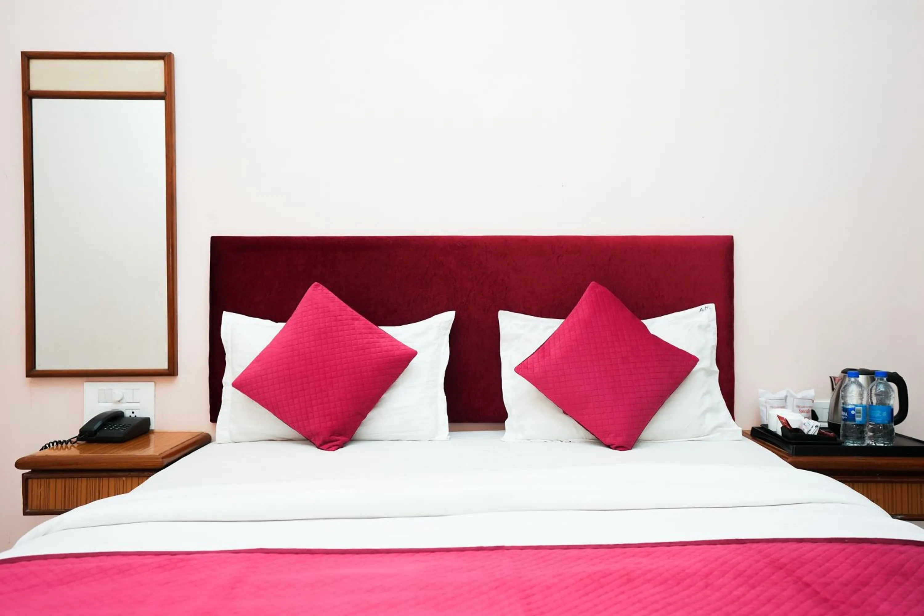 Bed in Agariya Haveli near Pichola Lake, Udaipur