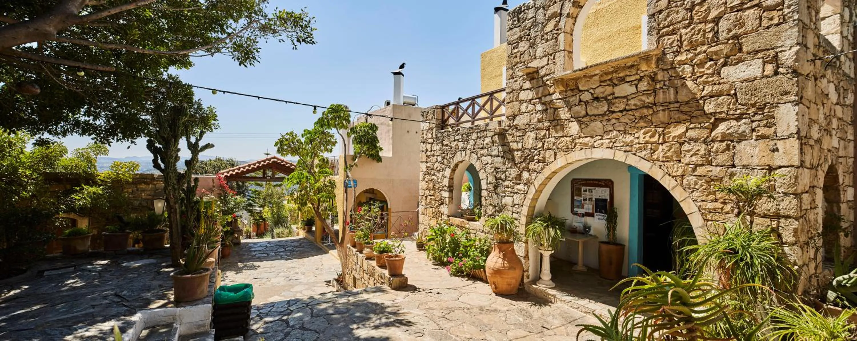 Property building in Arolithos Traditional Village Hotel