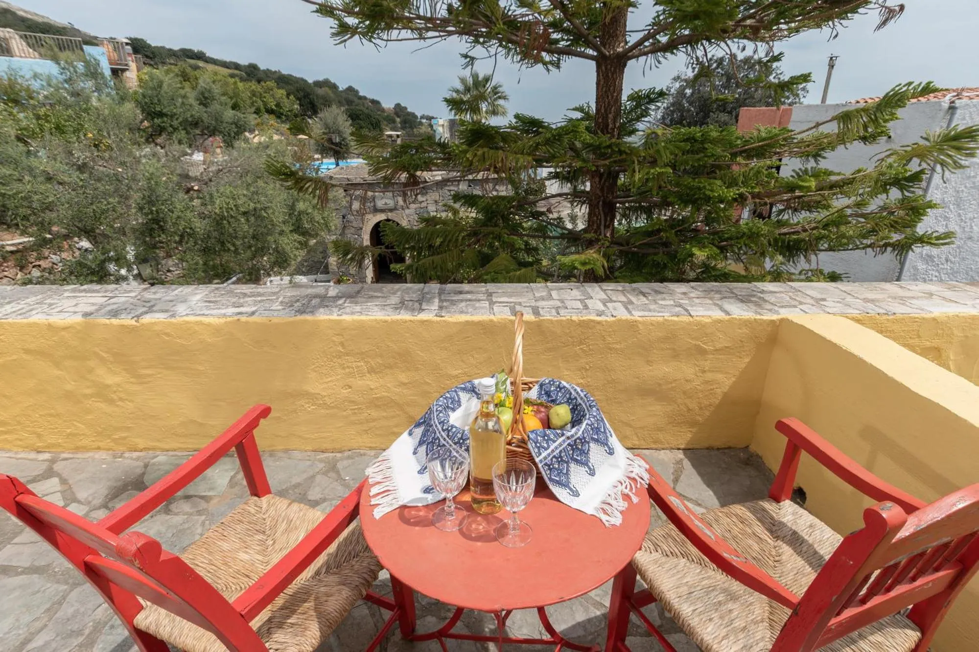 Property building in Arolithos Traditional Village Hotel