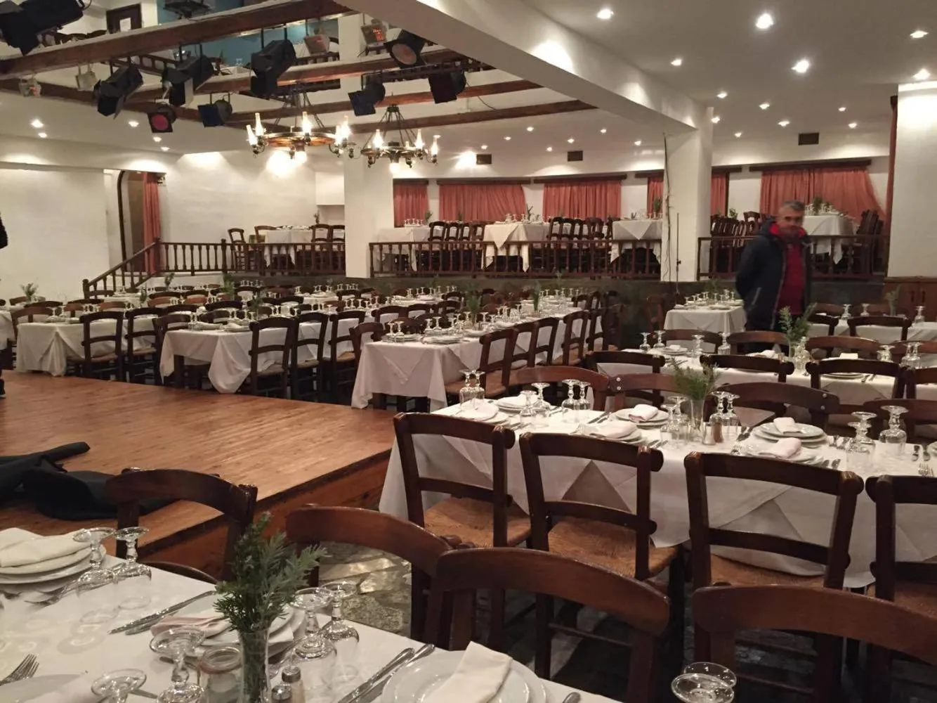 Seating area in Arolithos Traditional Village Hotel