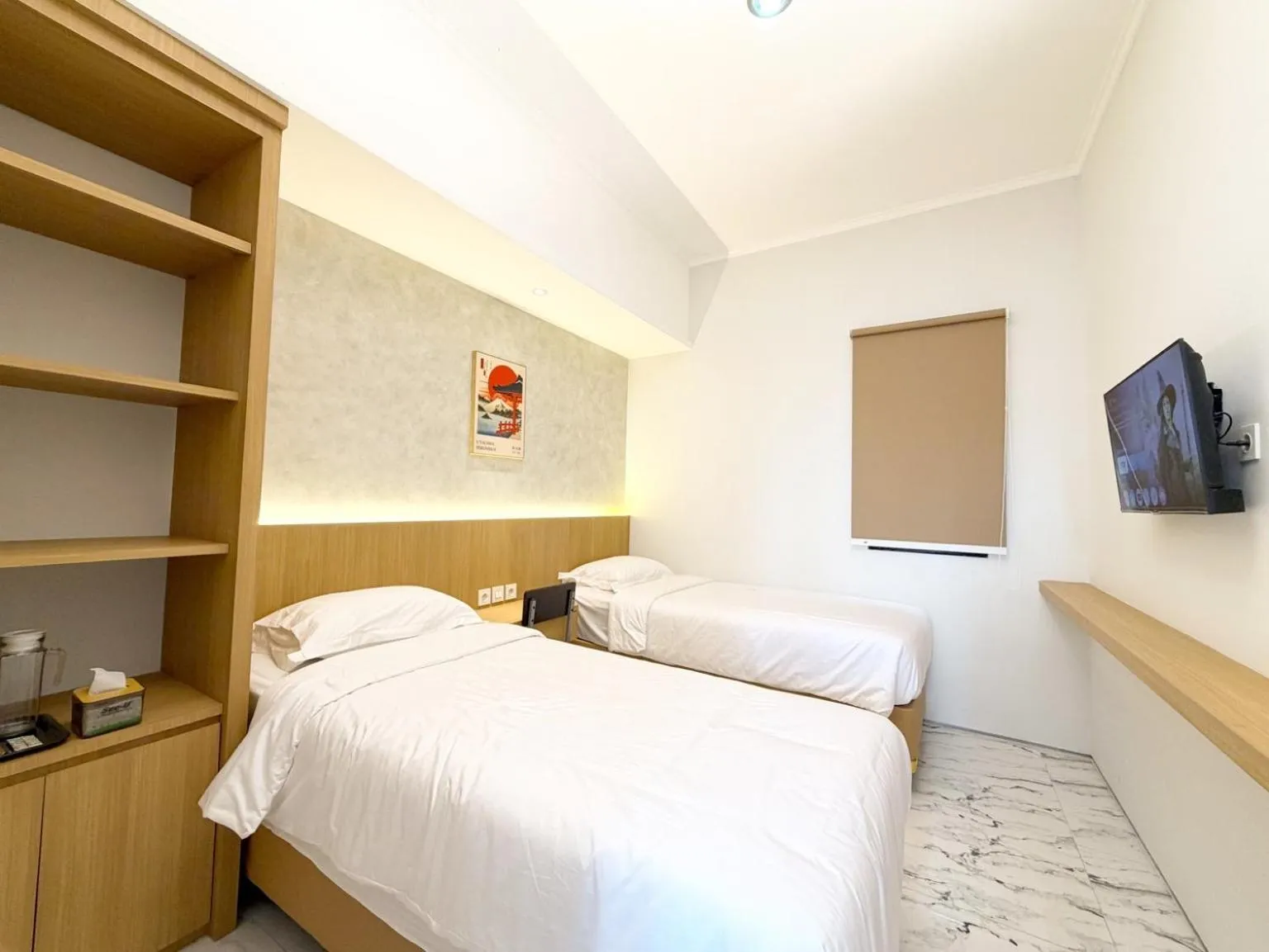 Bedroom, Bed in Aurora House Surabaya