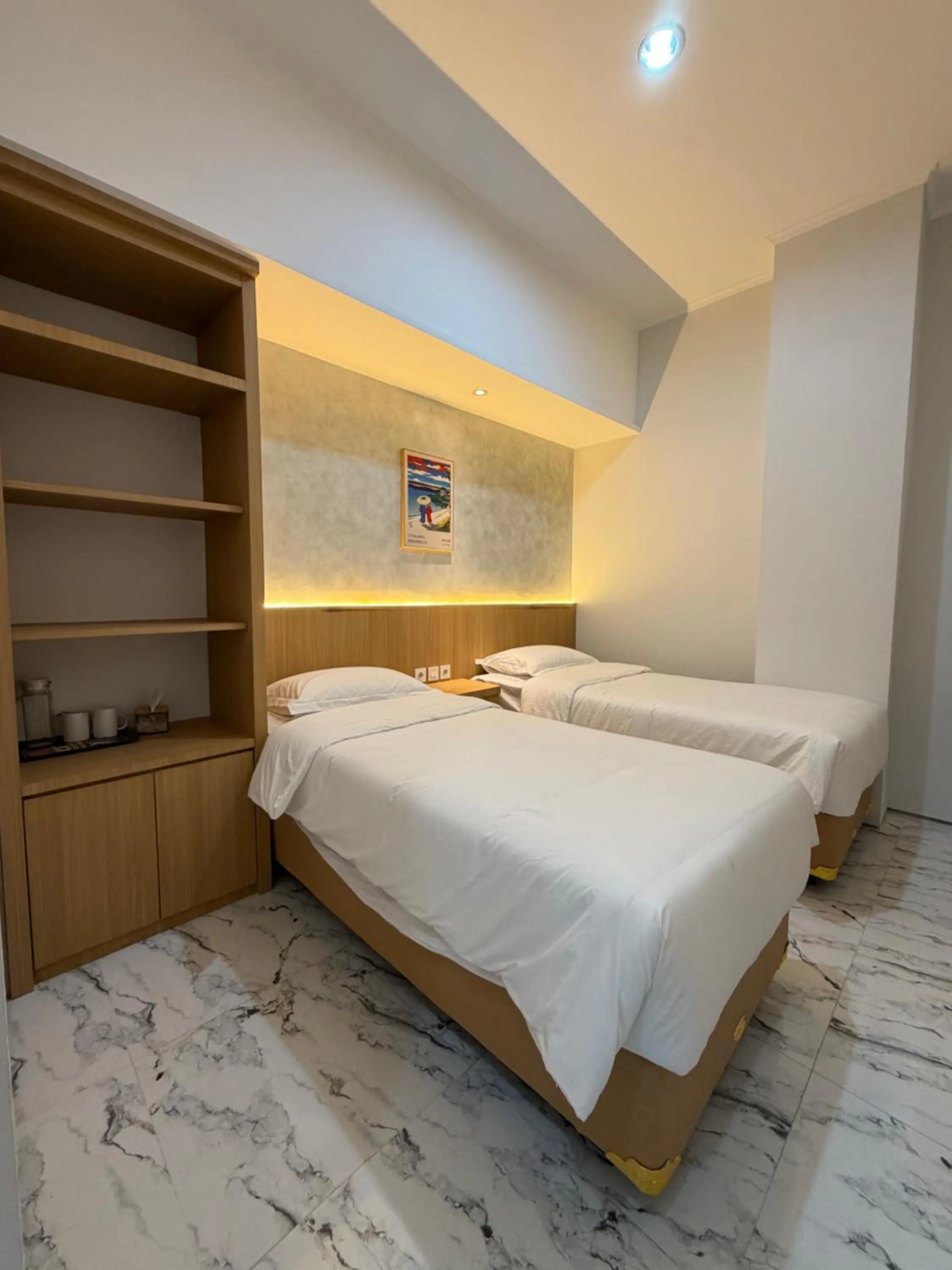 Bedroom, Bed in Aurora House Surabaya