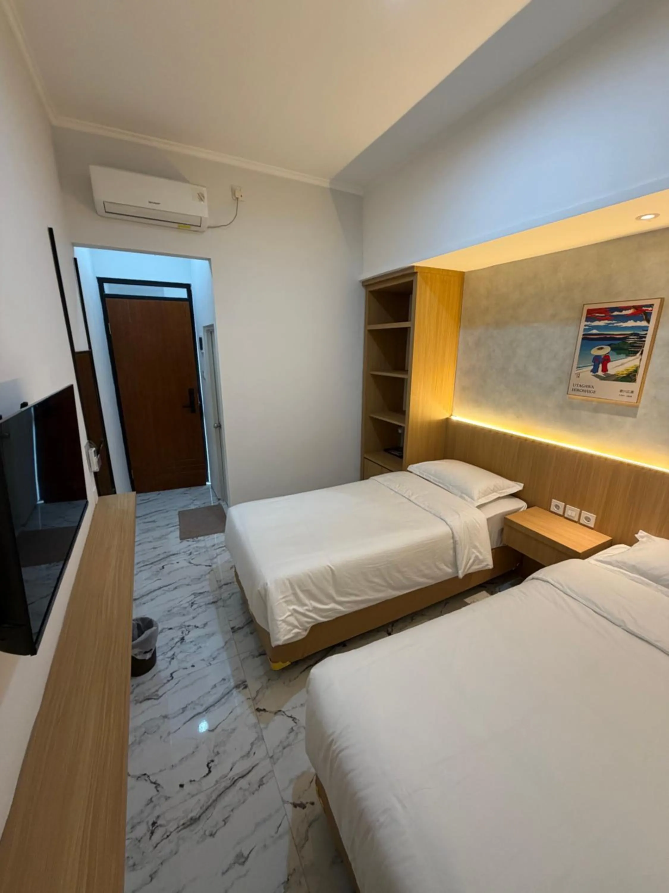Bedroom, Bed in Aurora House Surabaya