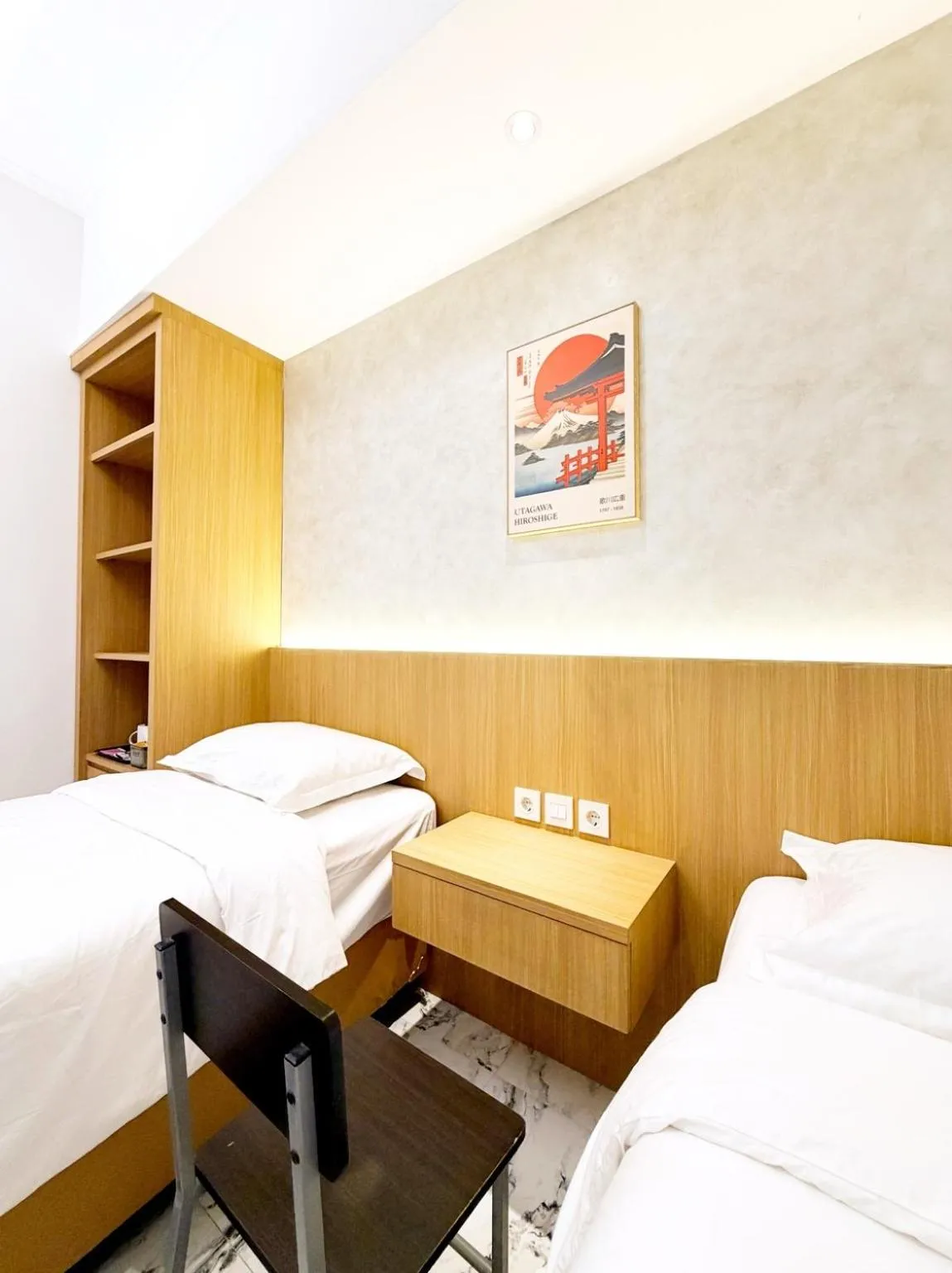 Bedroom, Bed in Aurora House Surabaya