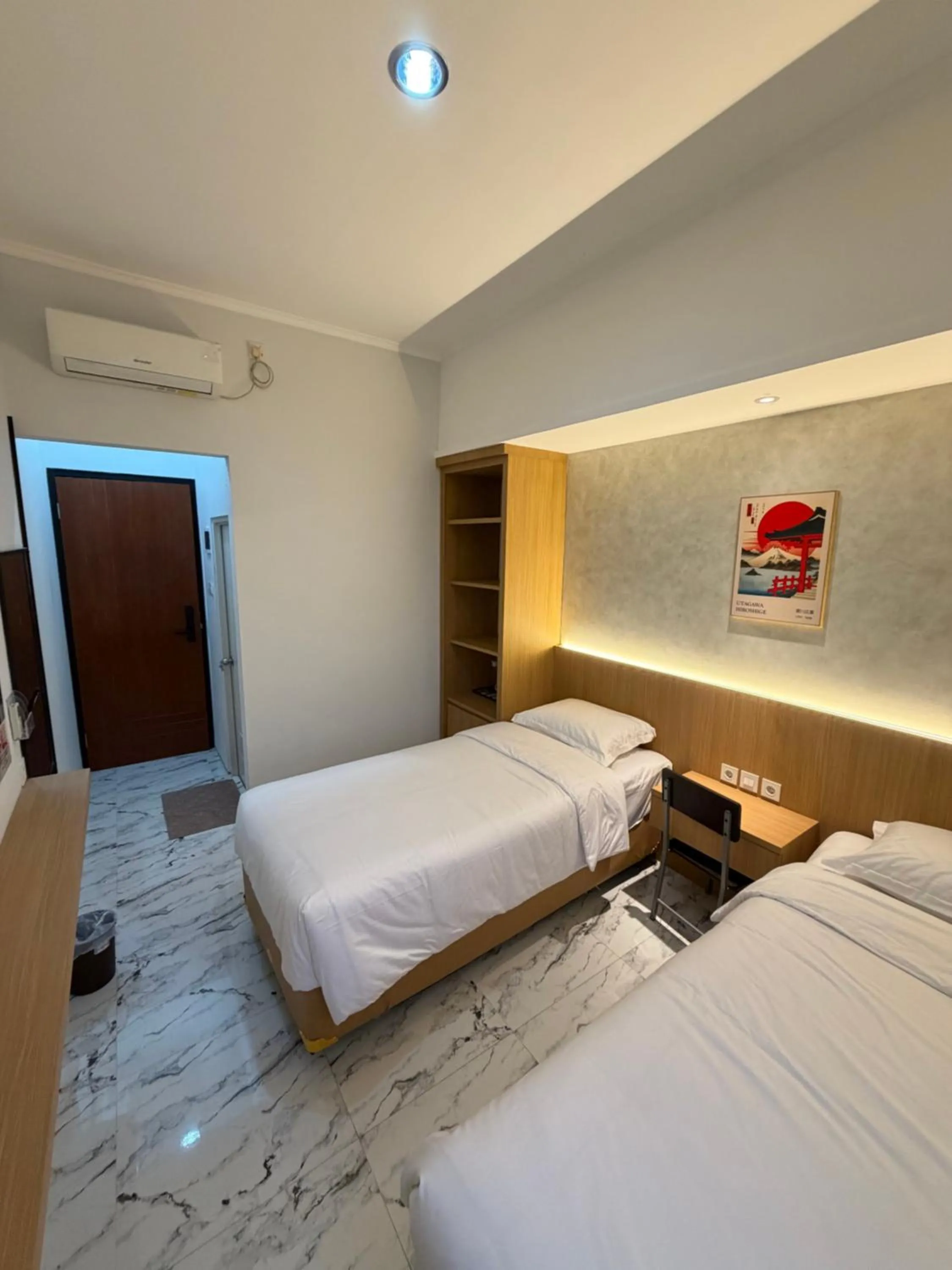 Bedroom, Bed in Aurora House Surabaya