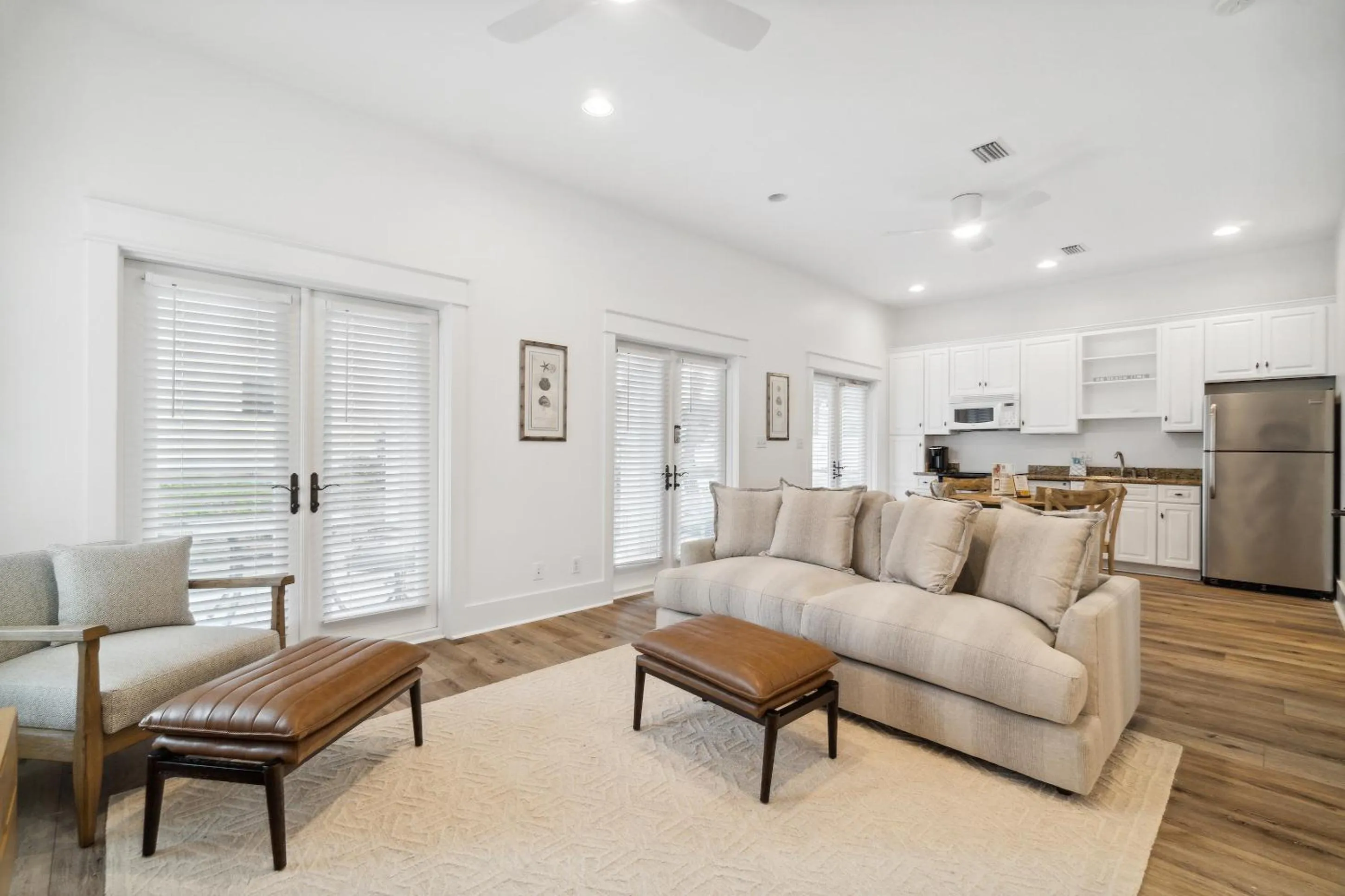 Living room in Destin Beach House - Gulf Star by Panhandle Getaways