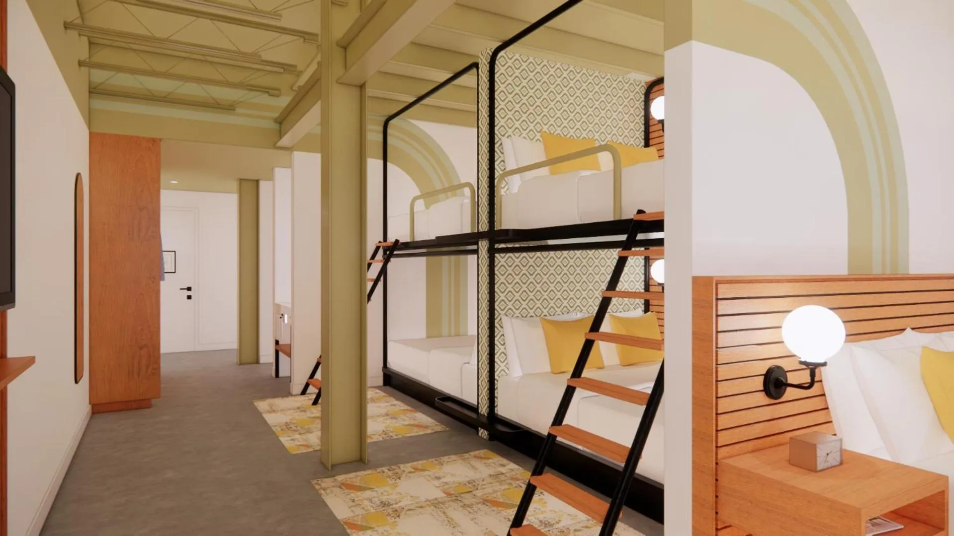 Bed in The Myriad Hotel Louisville, Tapestry Collection by Hilton