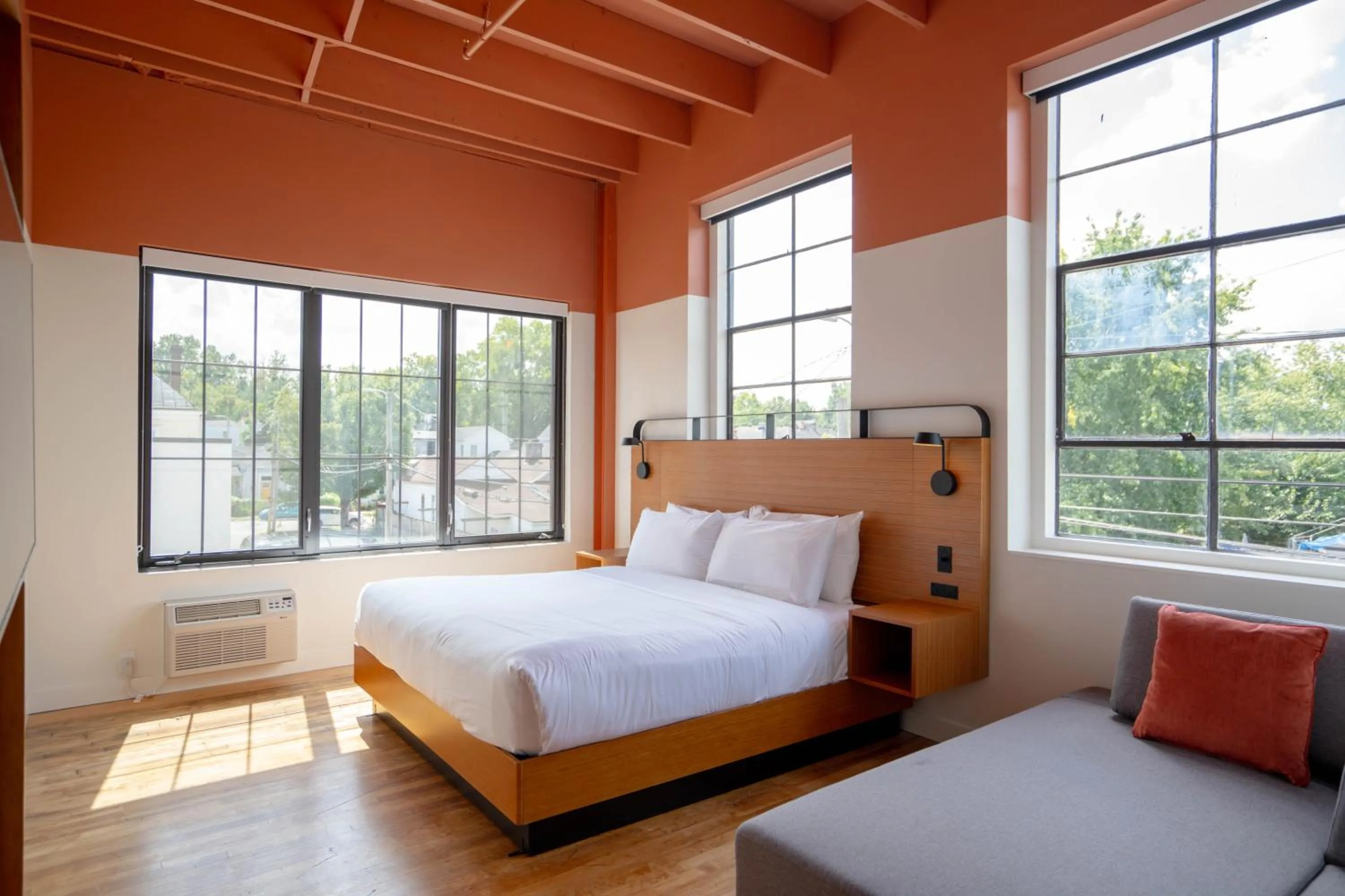 Bed in The Myriad Hotel Louisville, Tapestry Collection by Hilton