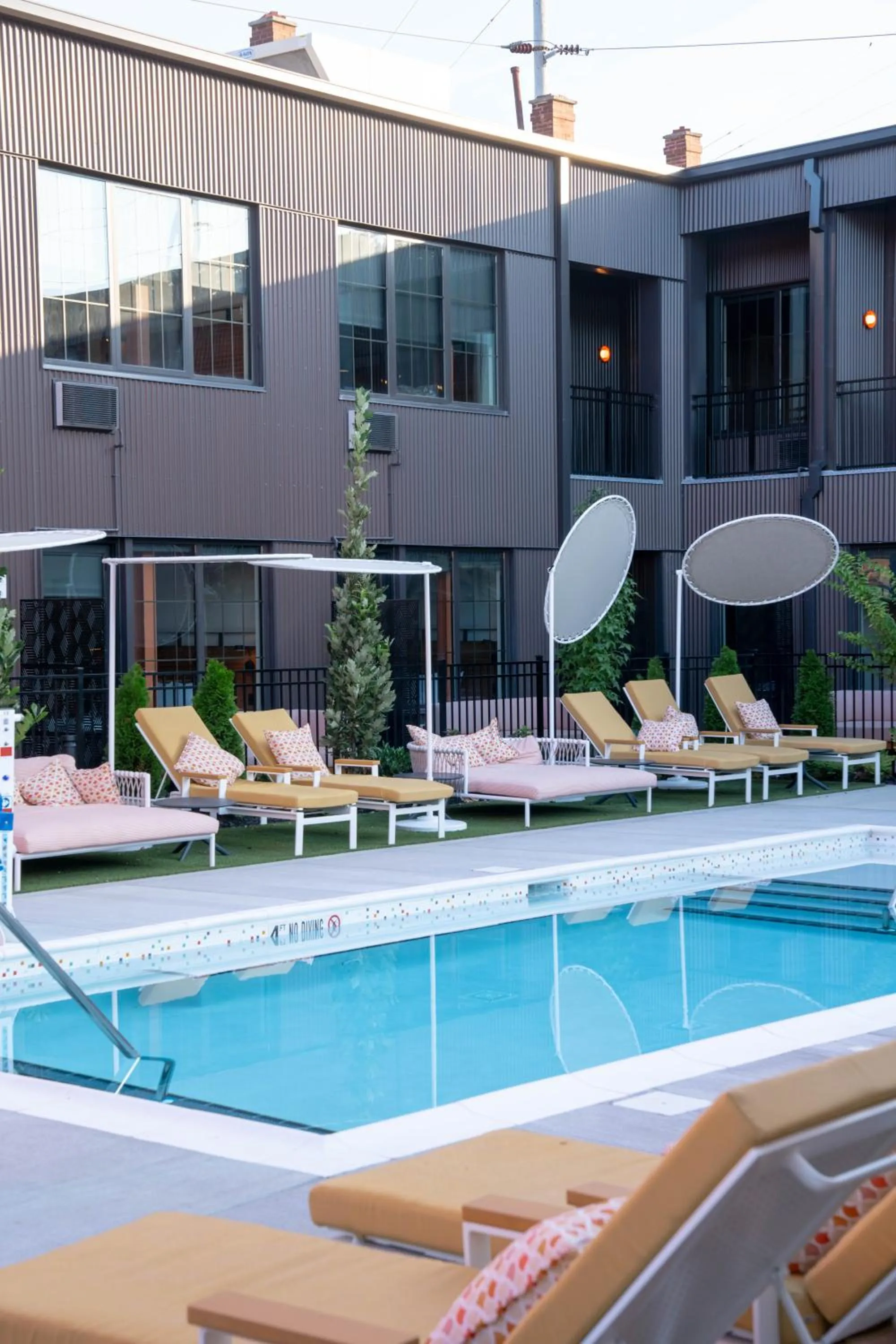 Swimming pool in The Myriad Hotel Louisville, Tapestry Collection by Hilton