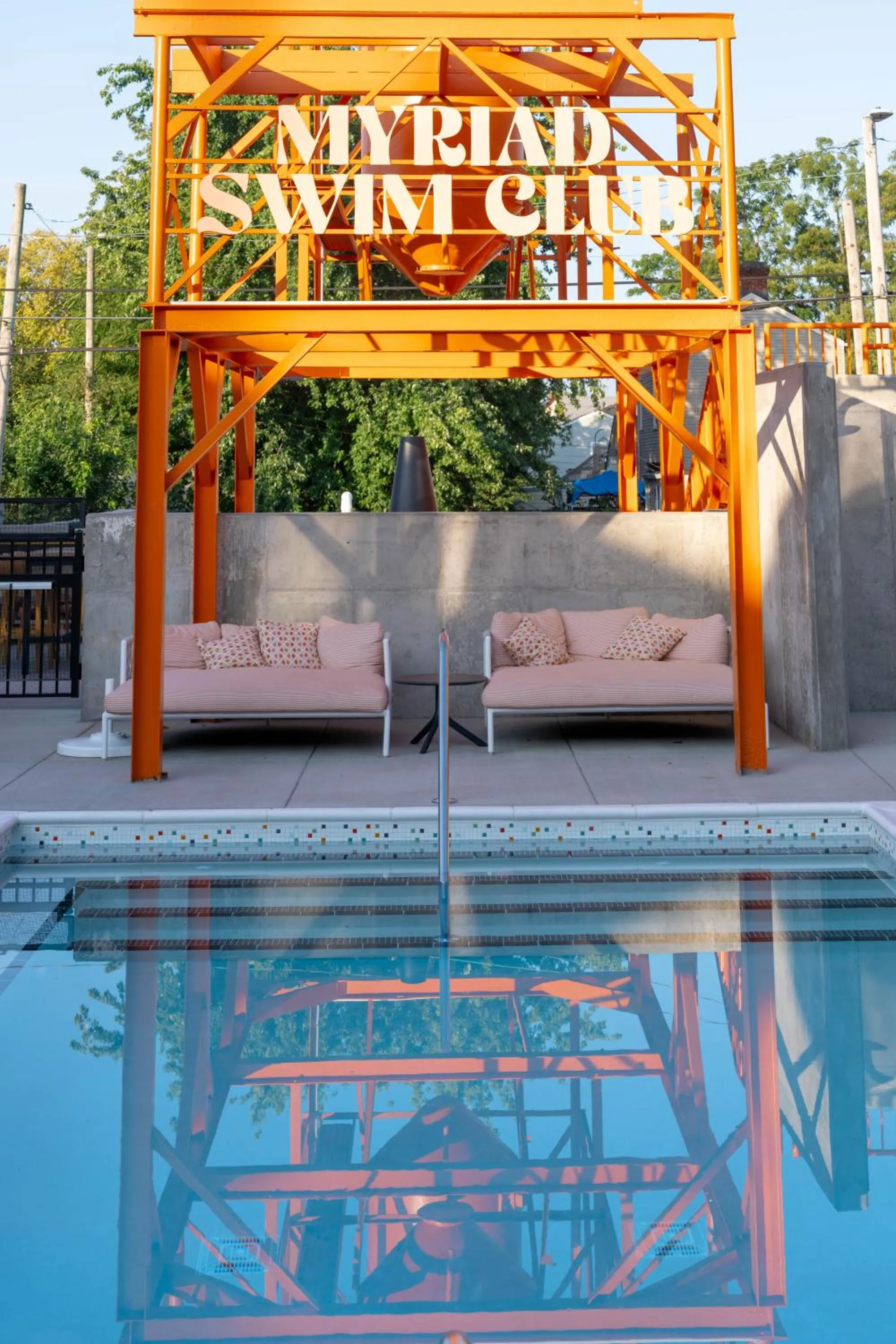 Swimming pool in The Myriad Hotel Louisville, Tapestry Collection by Hilton