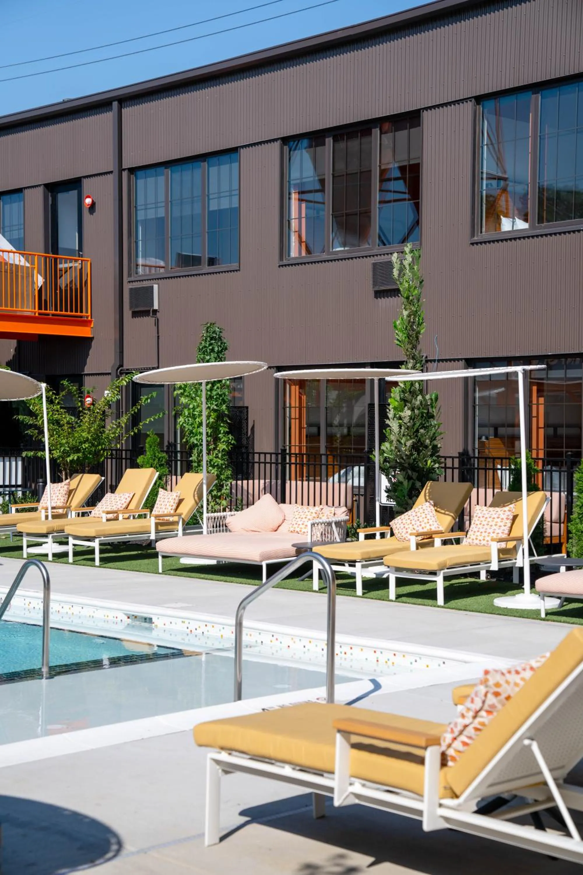 Swimming pool in The Myriad Hotel Louisville, Tapestry Collection by Hilton