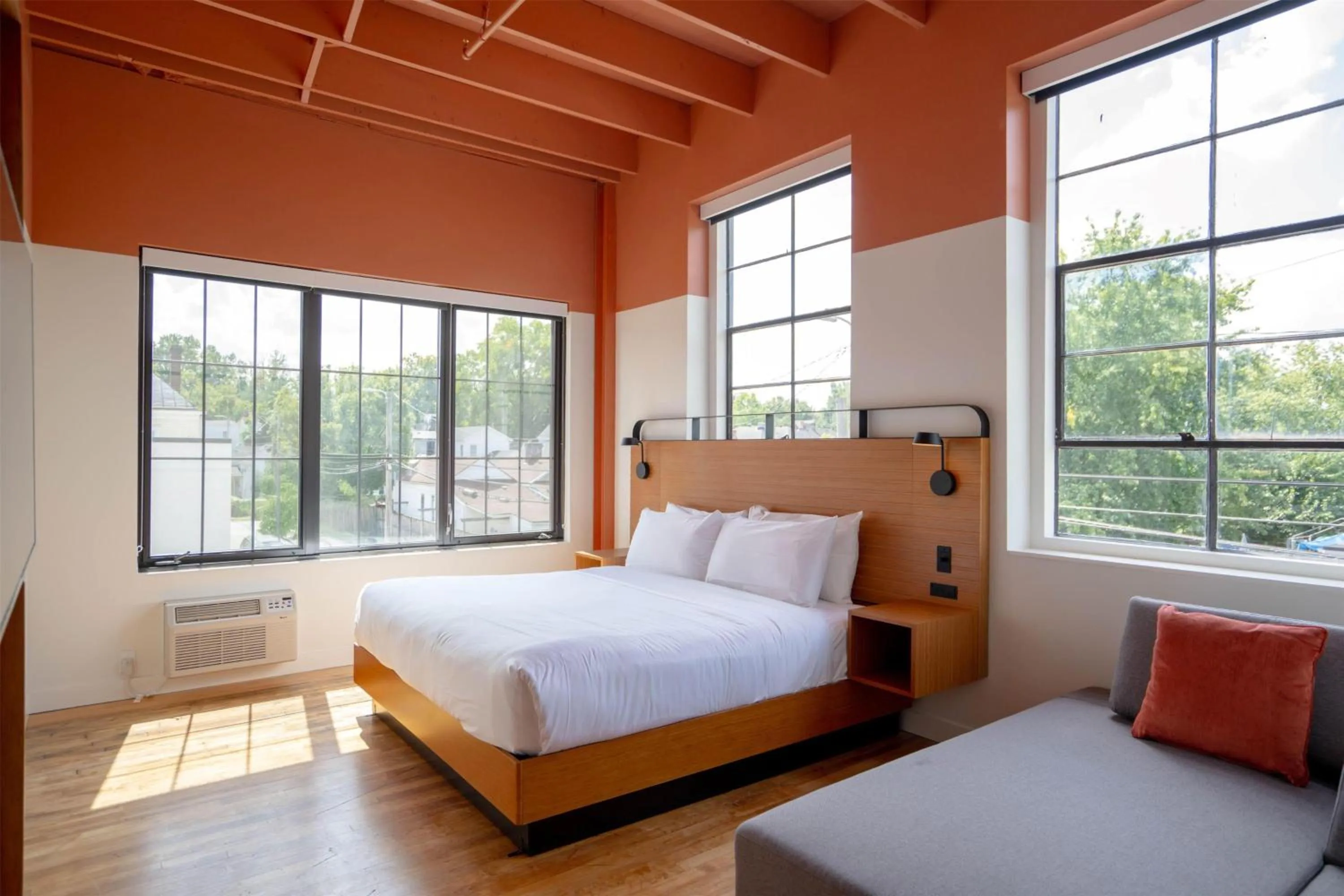 Bed in The Myriad Hotel Louisville, Tapestry Collection by Hilton