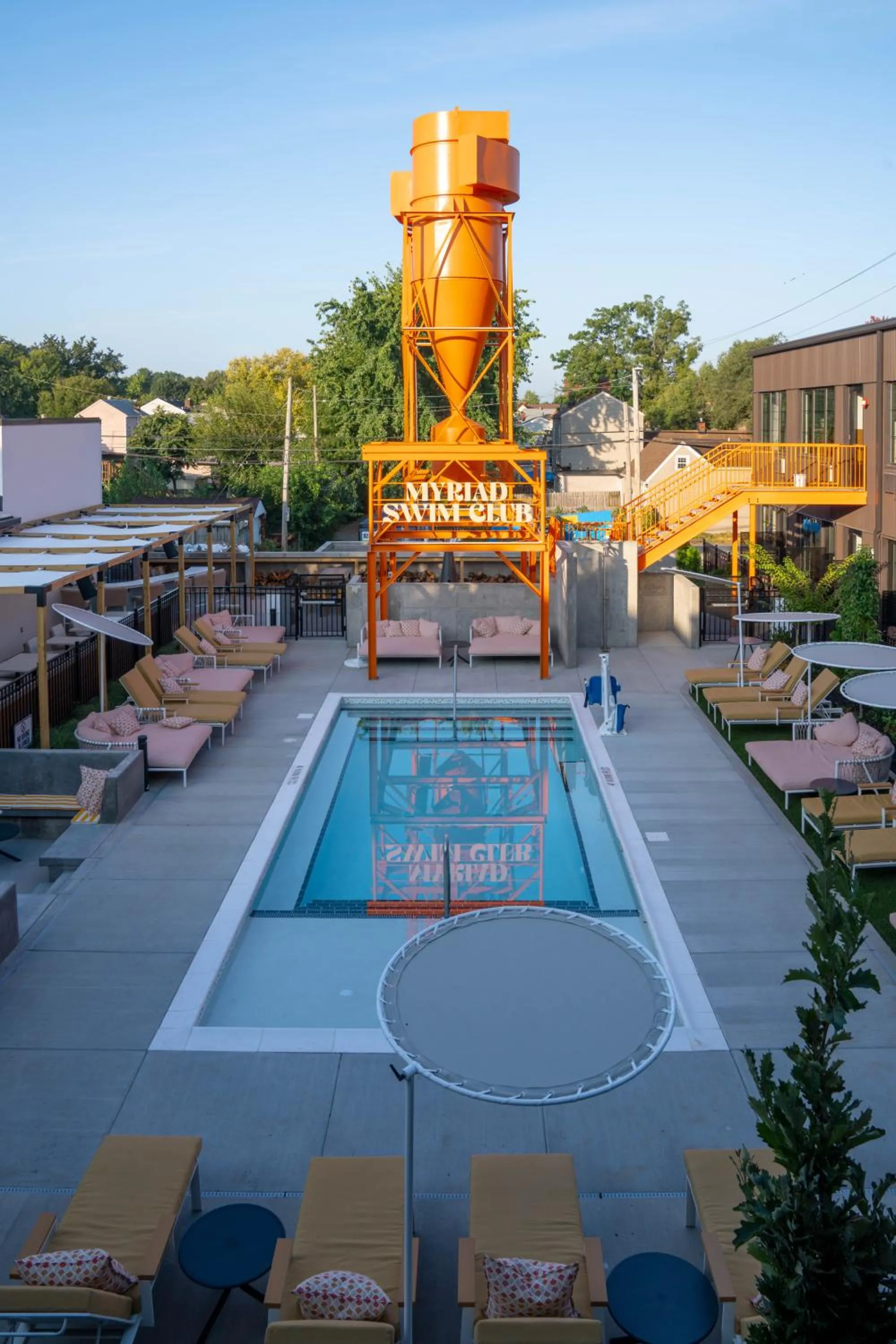 Swimming pool in The Myriad Hotel Louisville, Tapestry Collection by Hilton