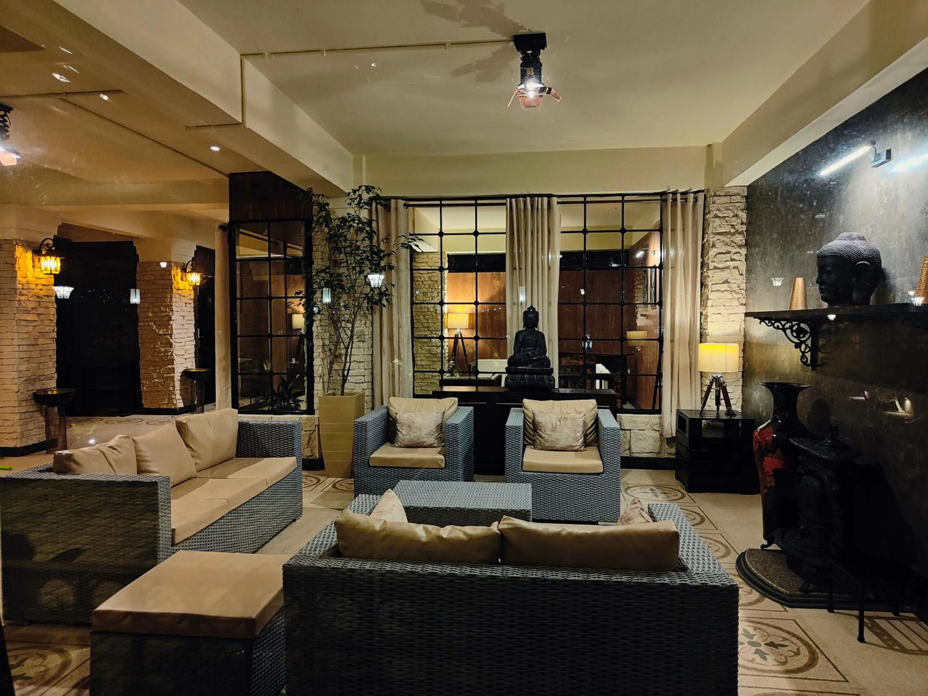 Lobby or reception in Hotel Acropolis