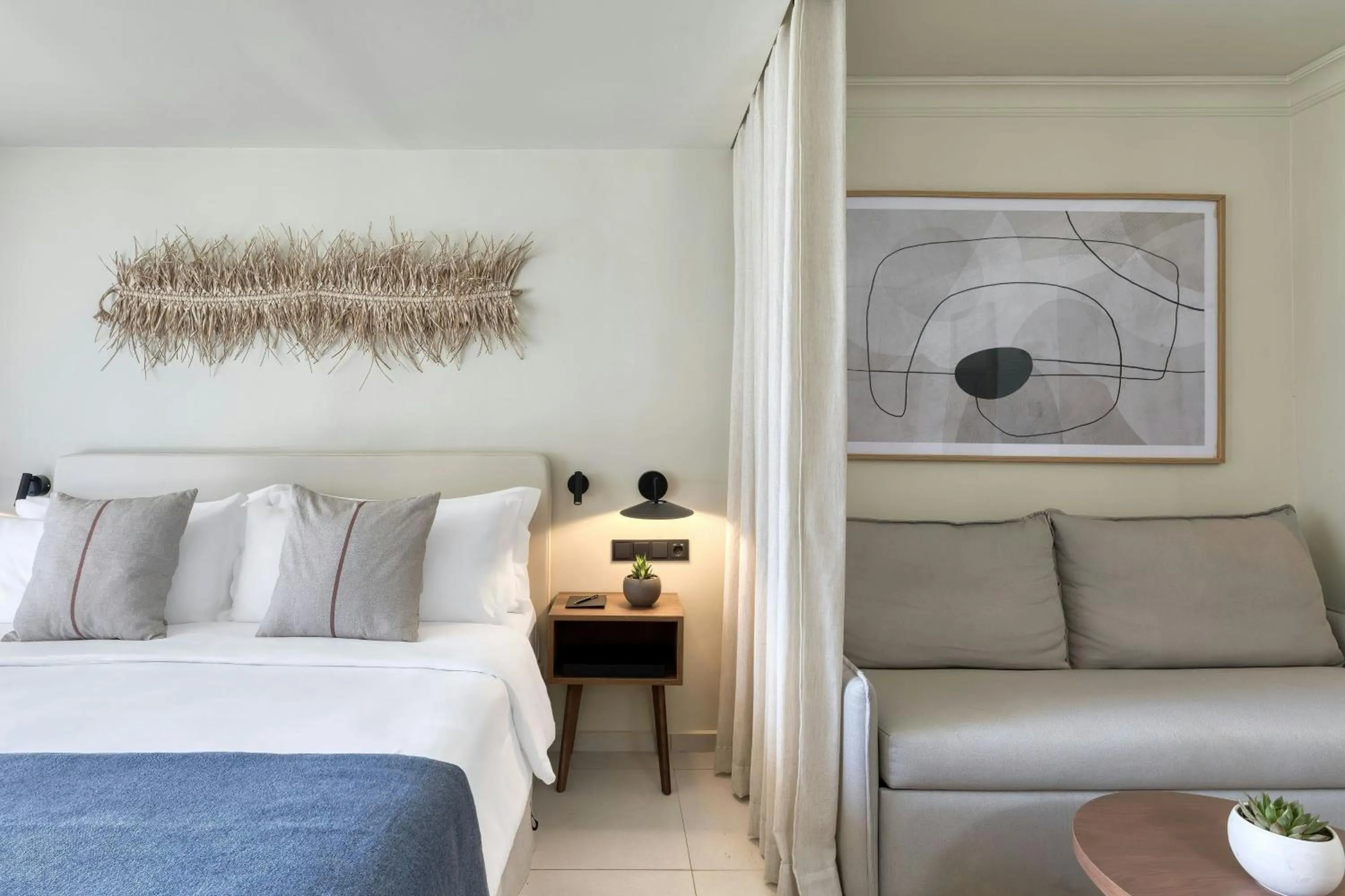 Bedroom, Bed in Domes Aulūs Zante, All Inclusive, Autograph Collection