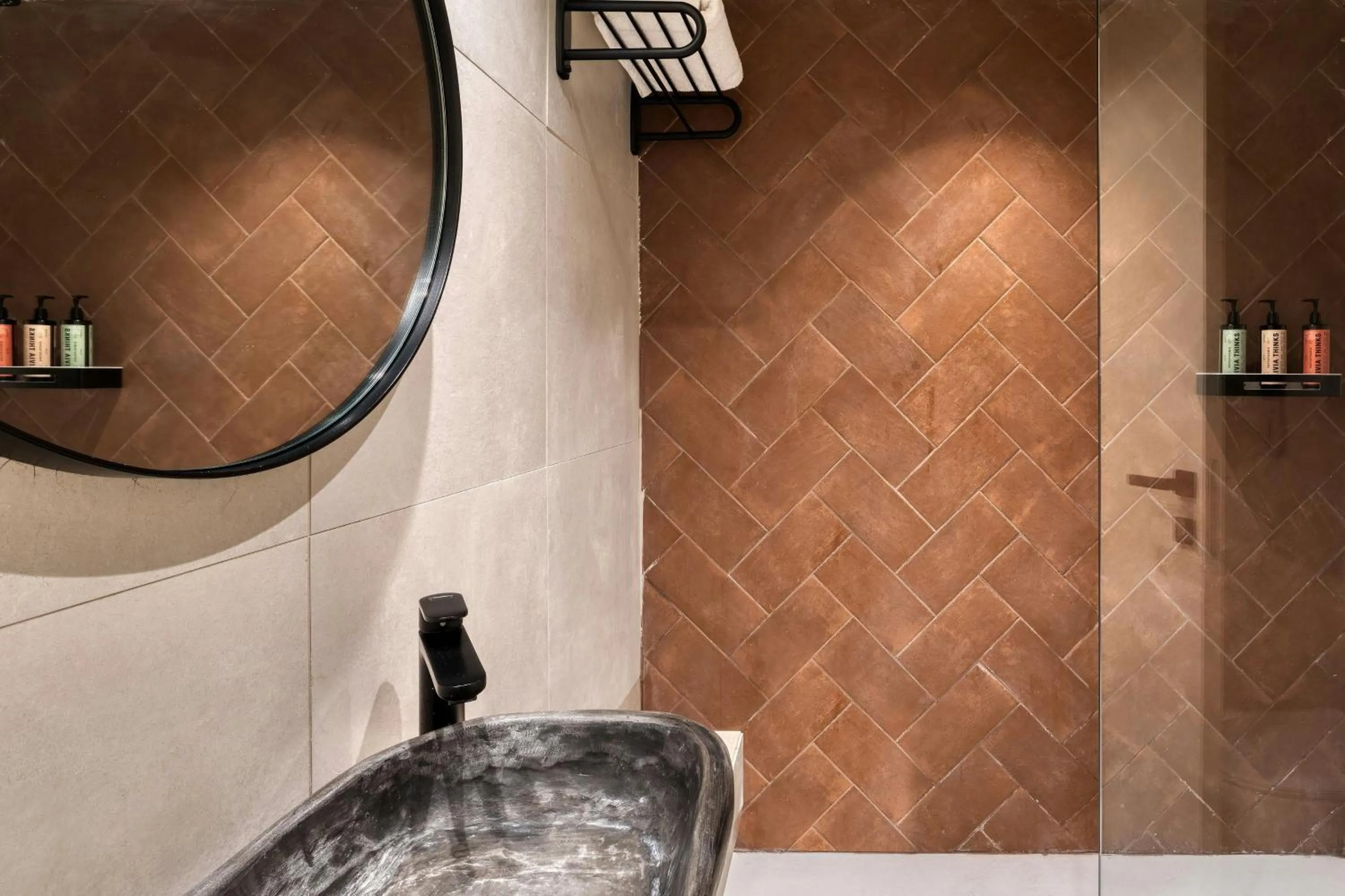 Bathroom in Domes Aulūs Zante, All Inclusive, Autograph Collection