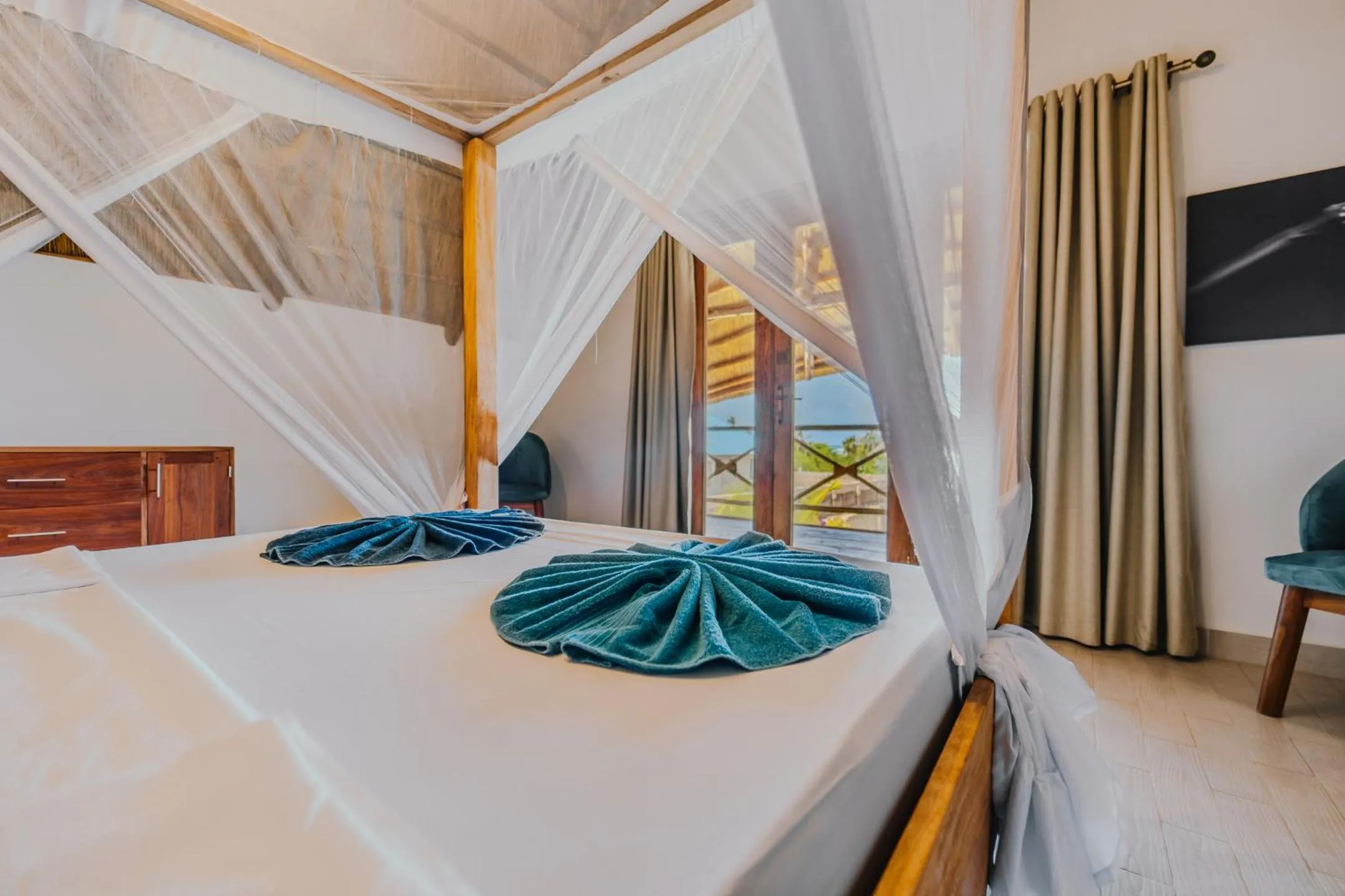 Bed in Zaria Garden Bungalows