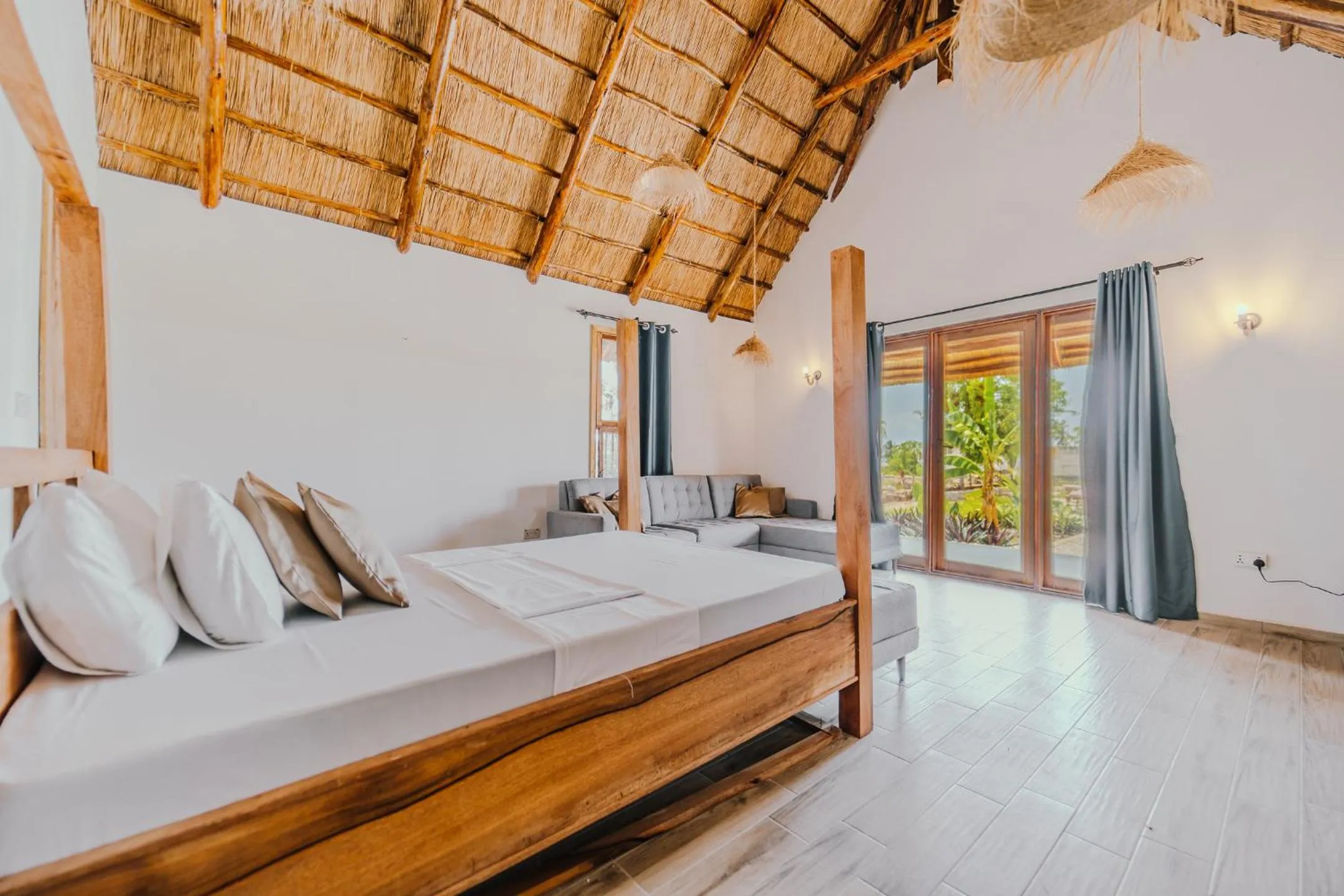 Bed in Zaria Garden Bungalows