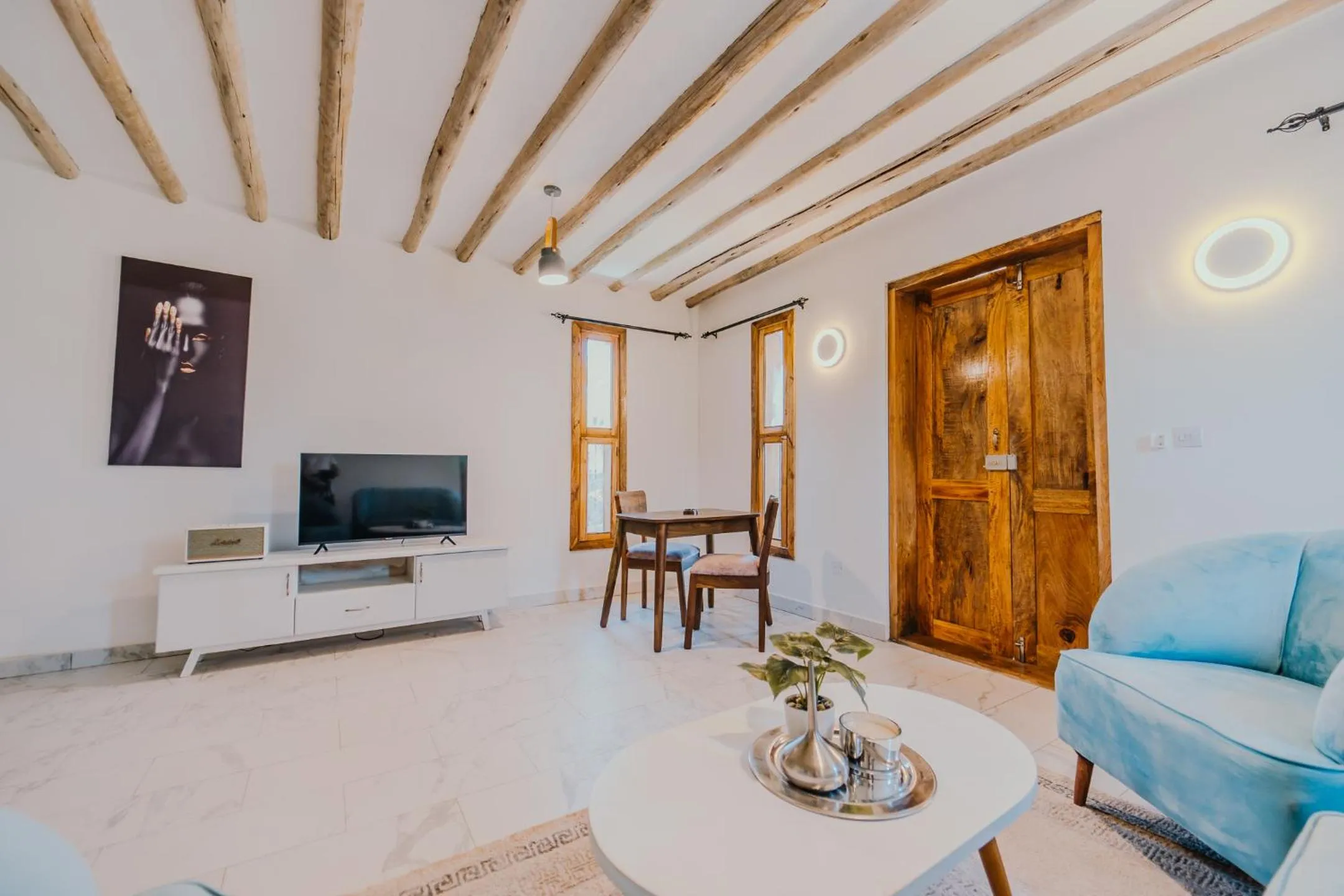 Communal lounge/ TV room in Zaria Garden Bungalows