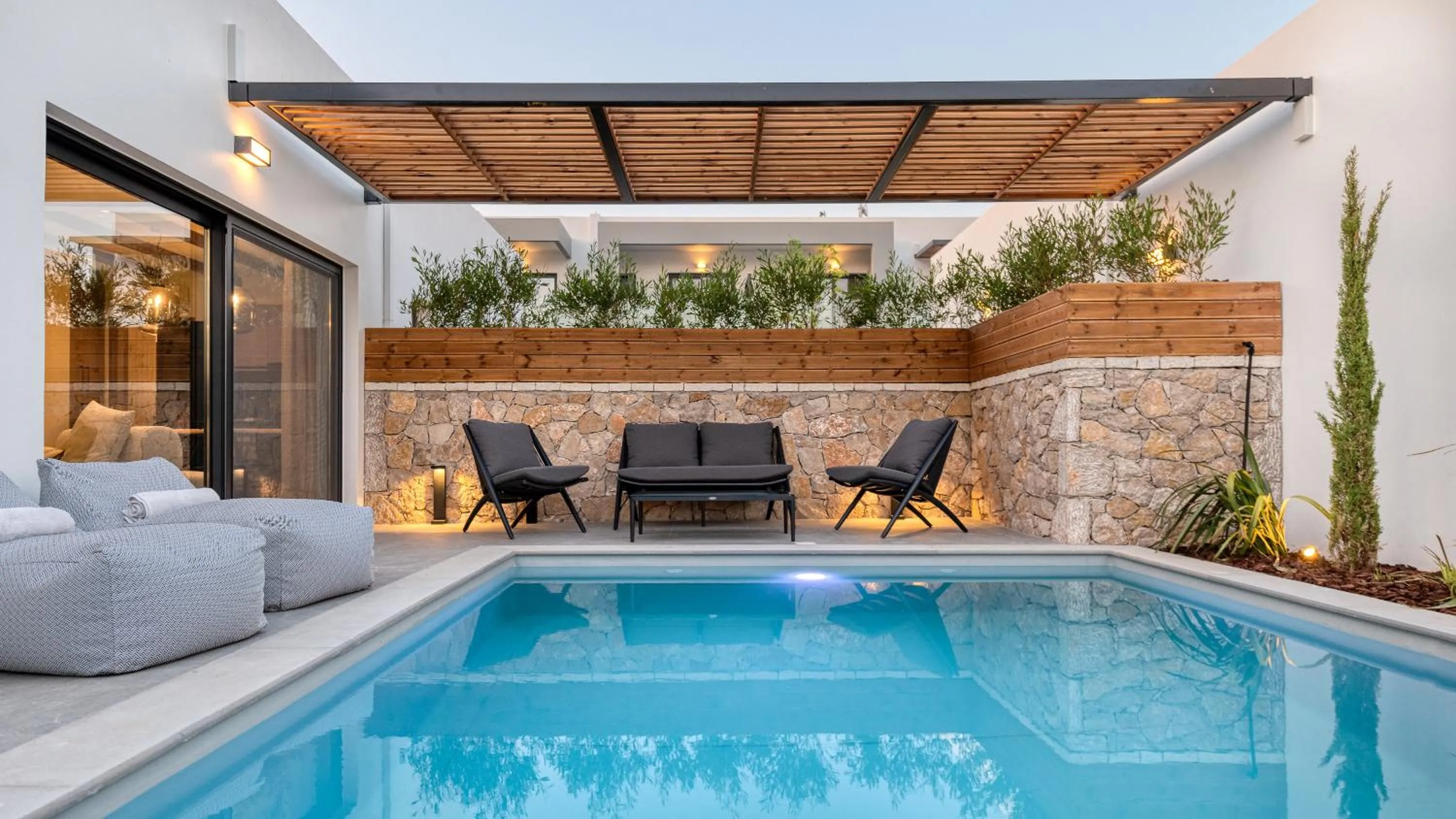 Pool view in Sezian Boutique Homes and Villas