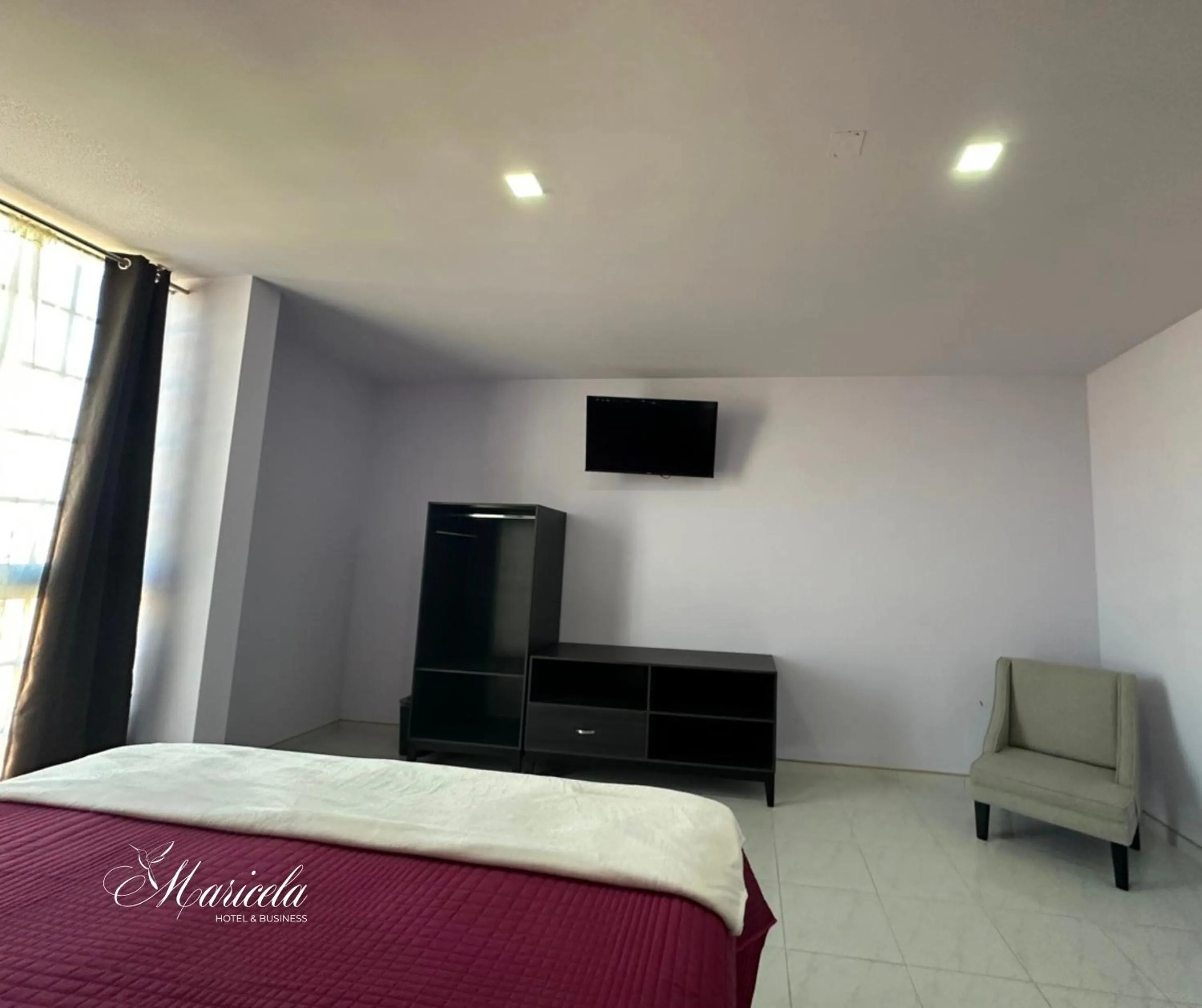 Bed in Hotel Maricela