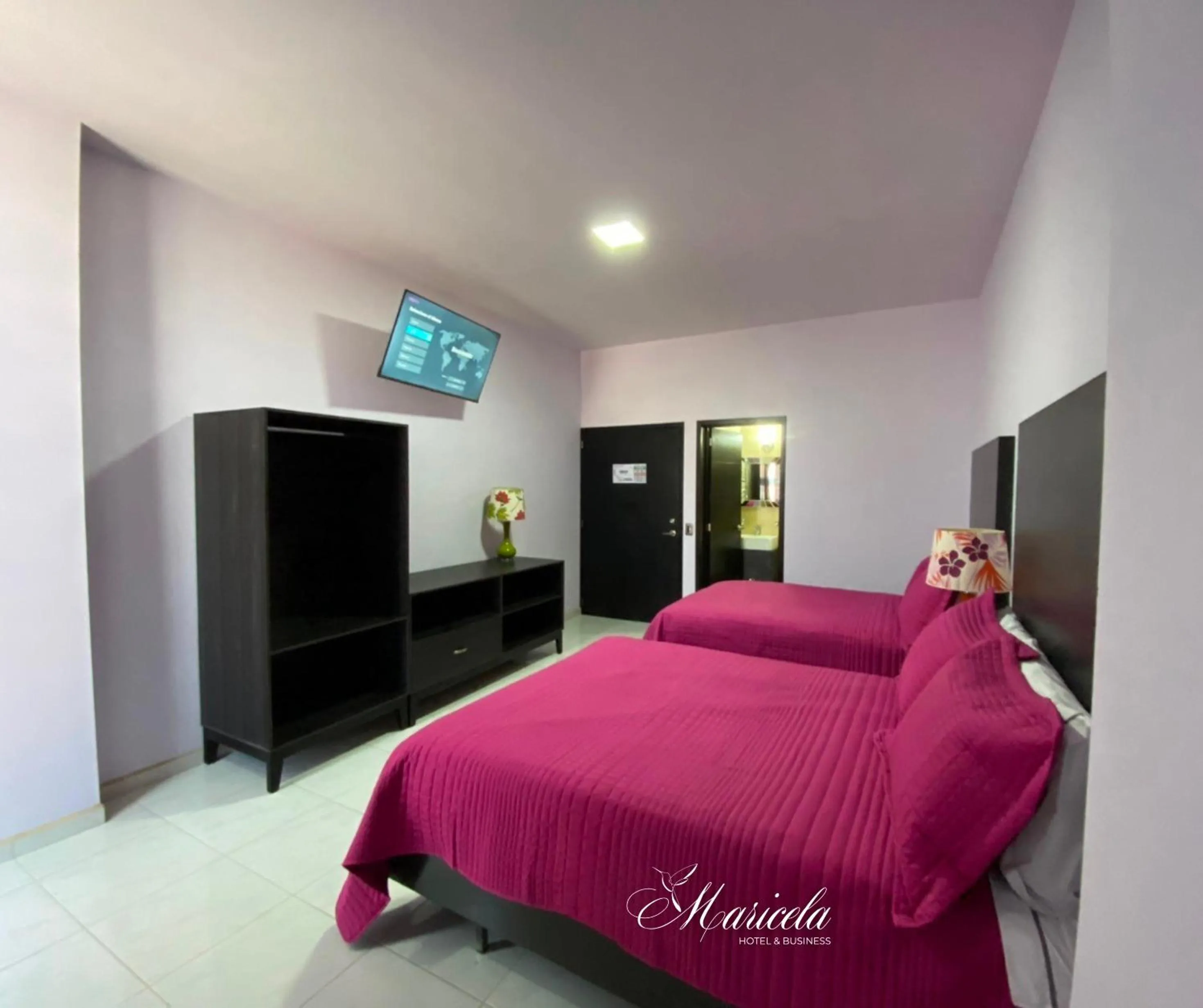 Bed in Hotel Maricela