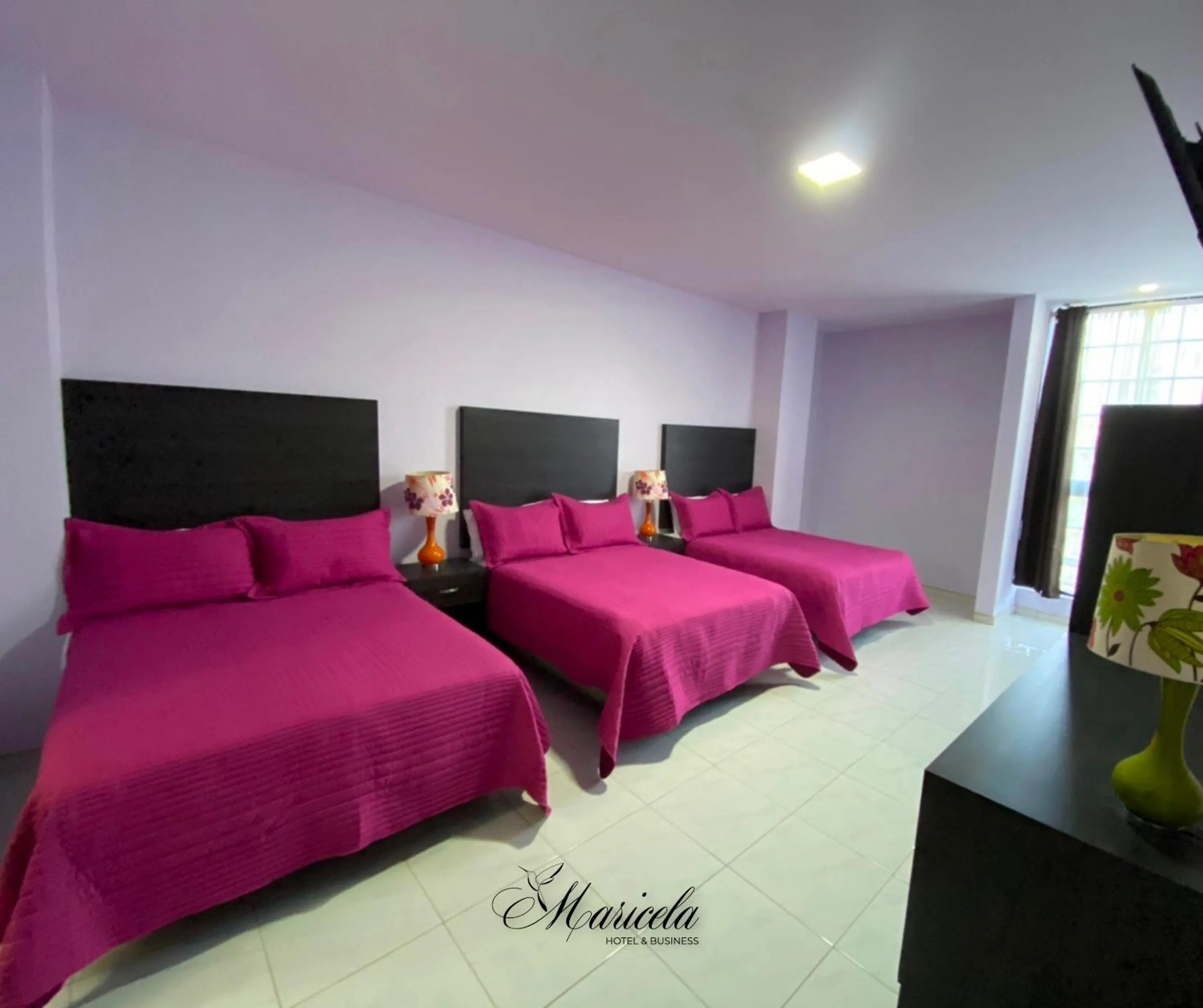 TV and multimedia, Bed in Hotel Maricela