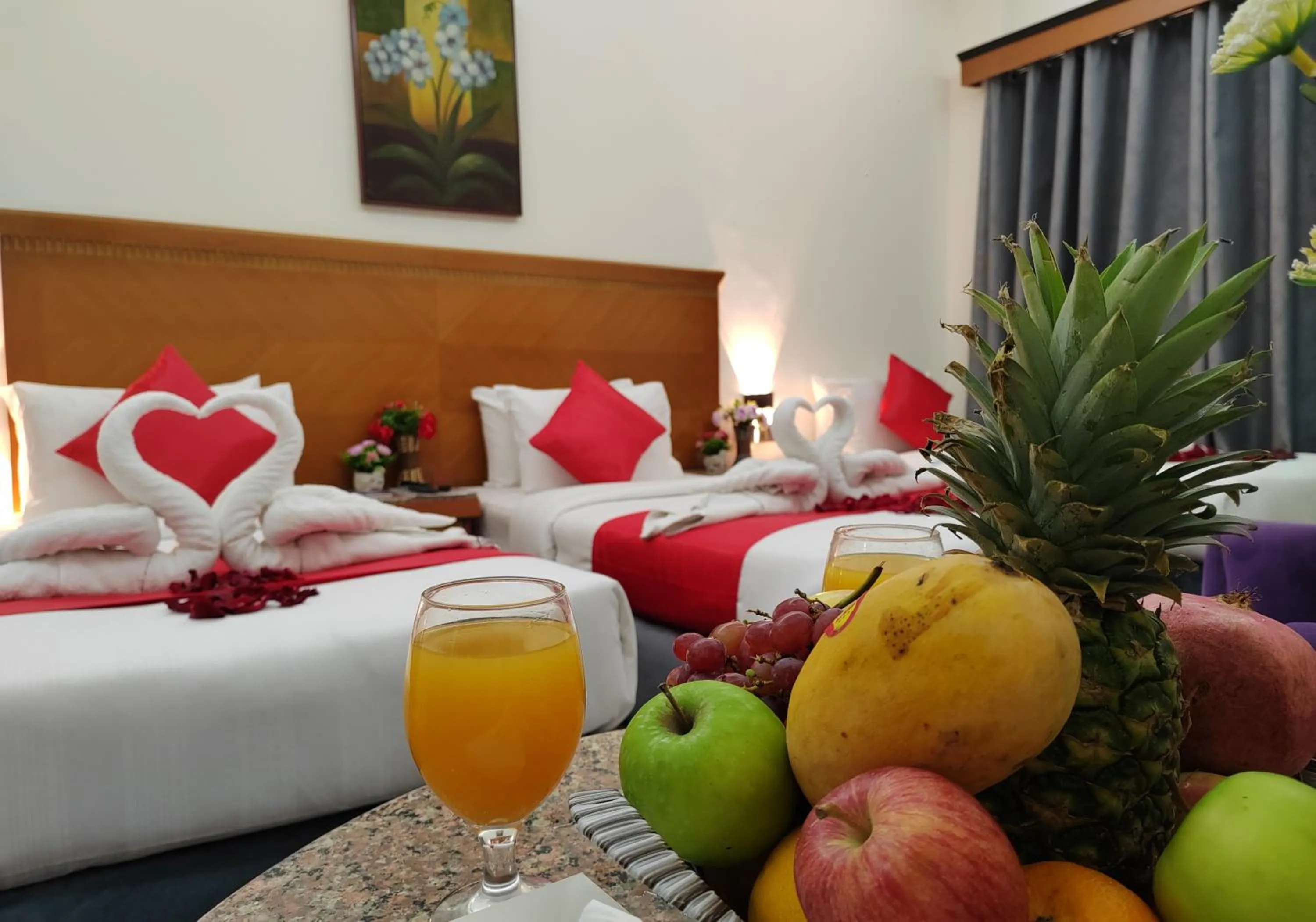 Bed in Le Paradise Palace Hotel Deira Dubai Al Rigga