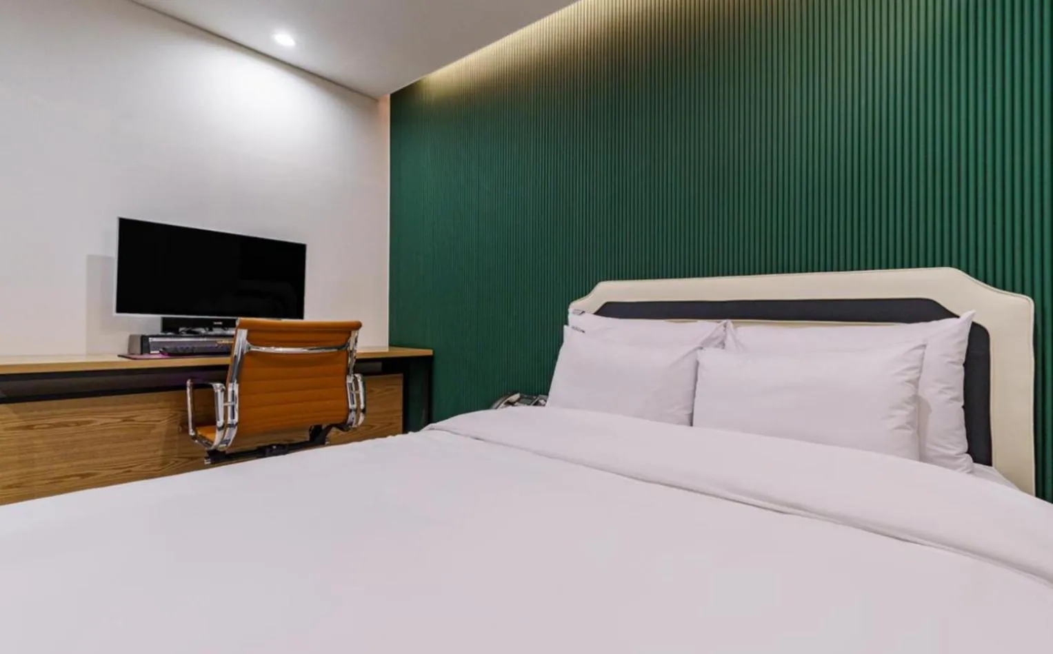 Bed in Number25 Hotel Namchuncheon