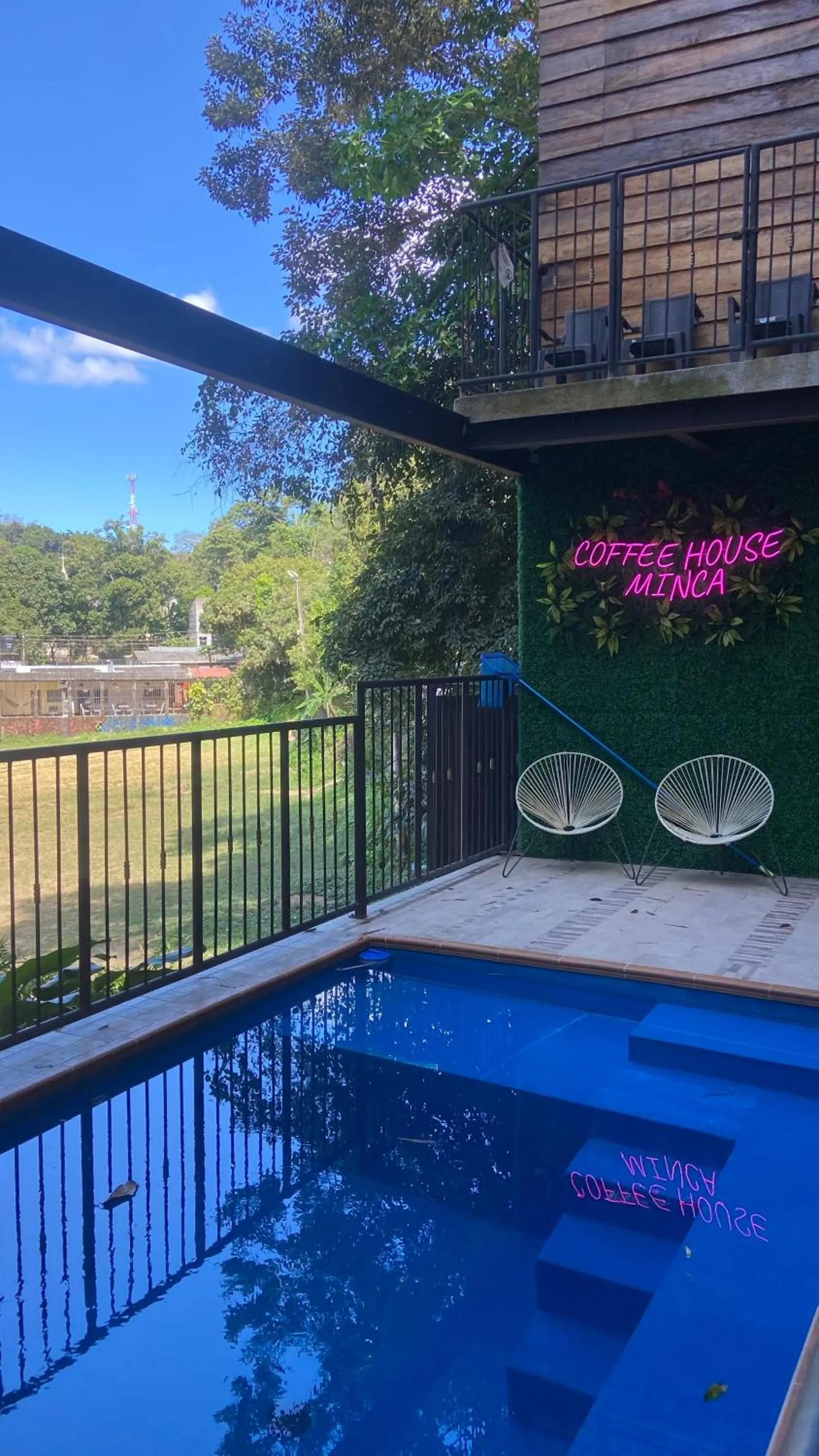 Patio in Coffee House Minca