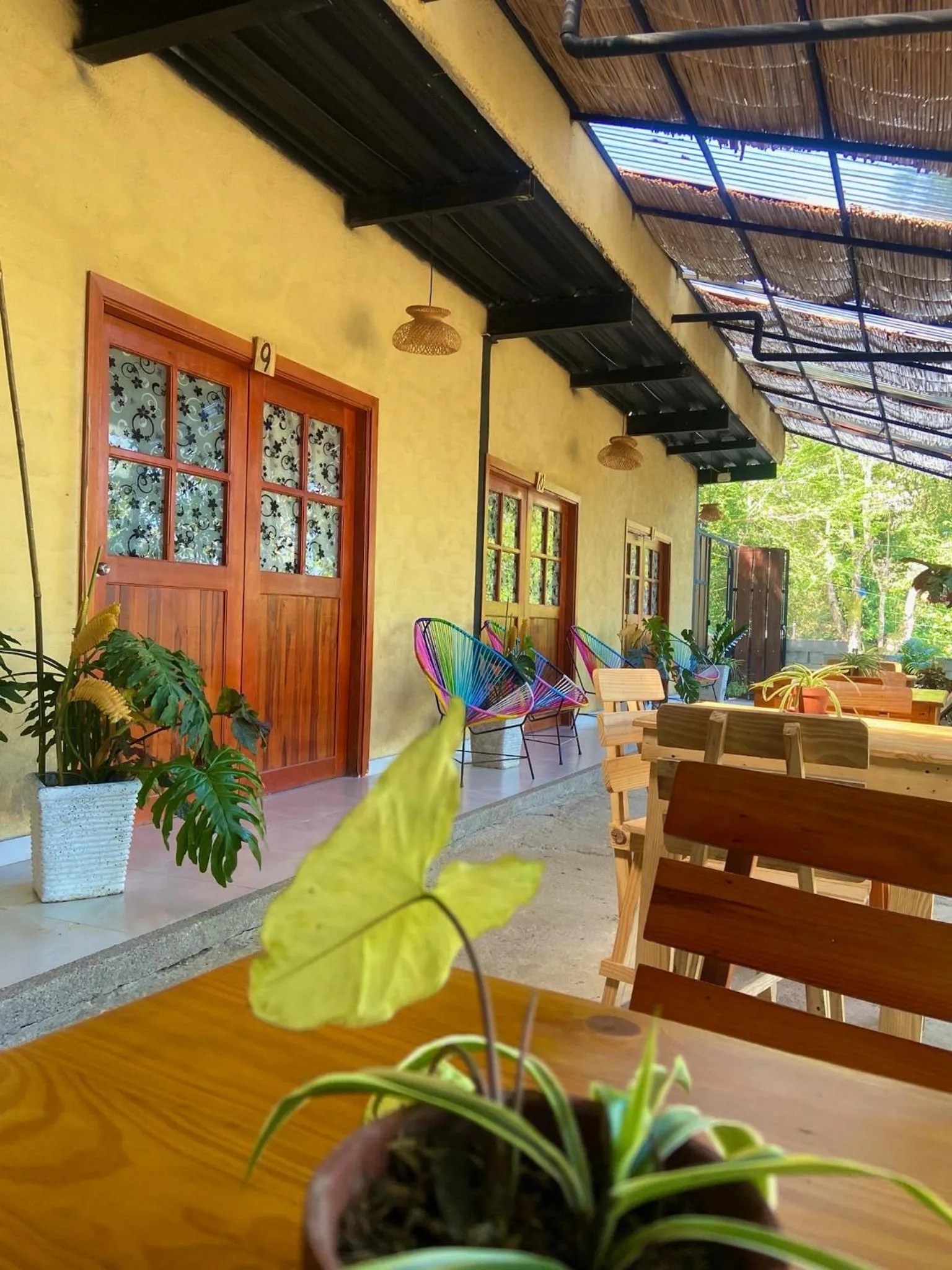 Patio in Coffee House Minca