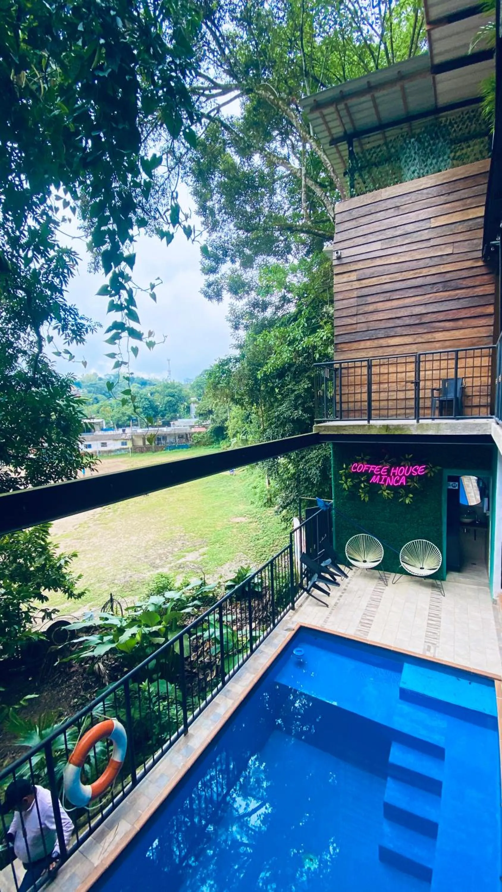 Patio in Coffee House Minca