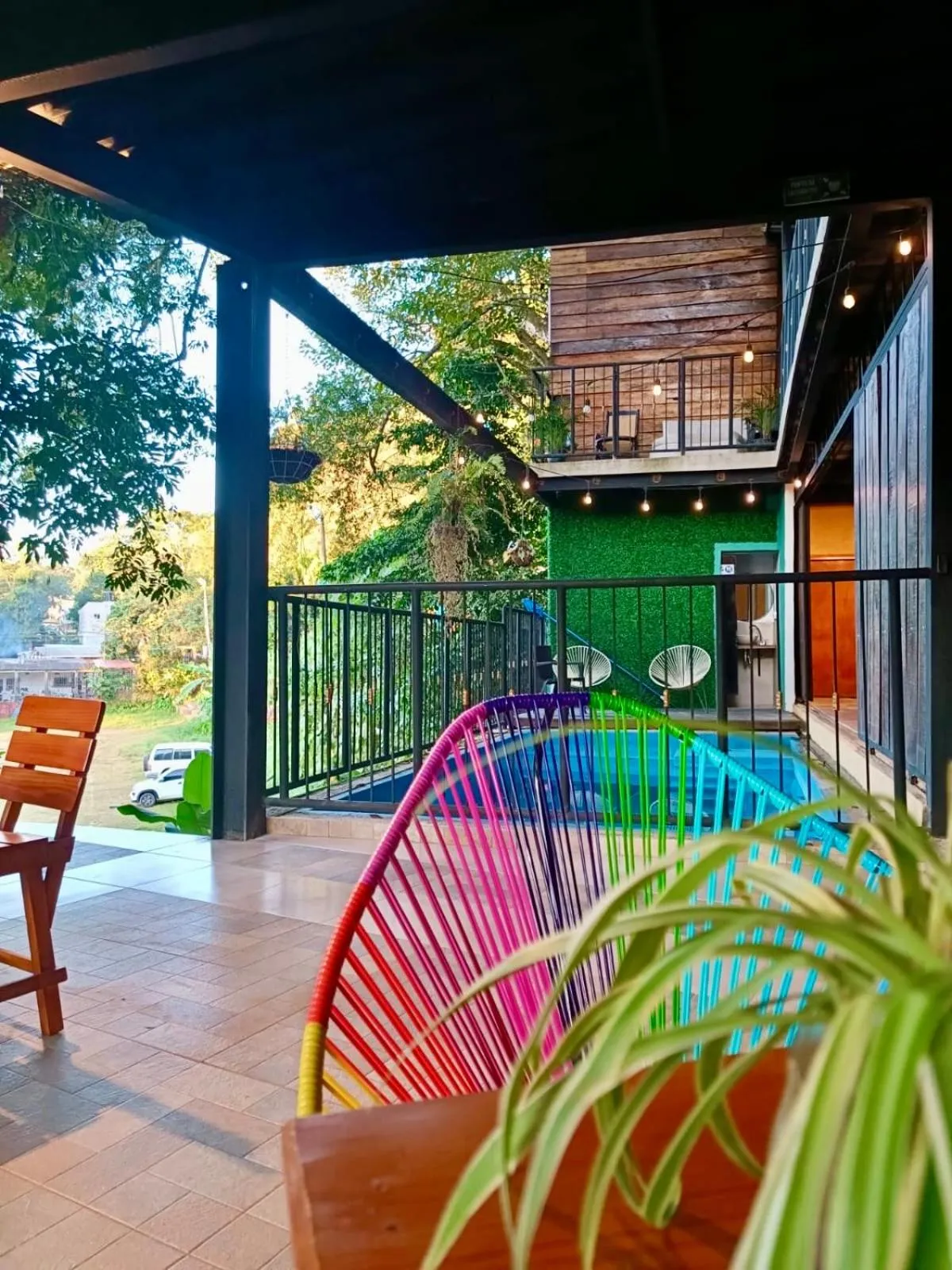 Patio in Coffee House Minca