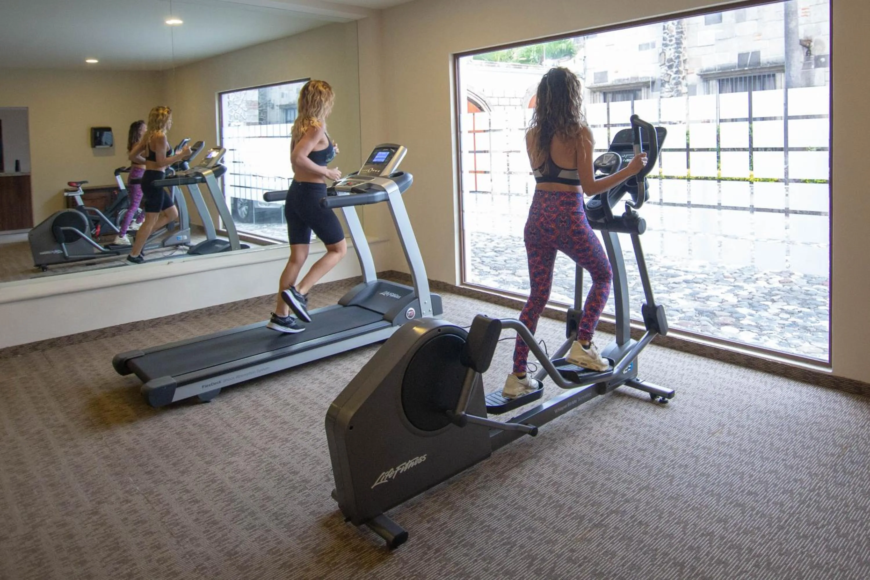 Fitness centre/facilities in Ex Hacienda Santa Cecilia