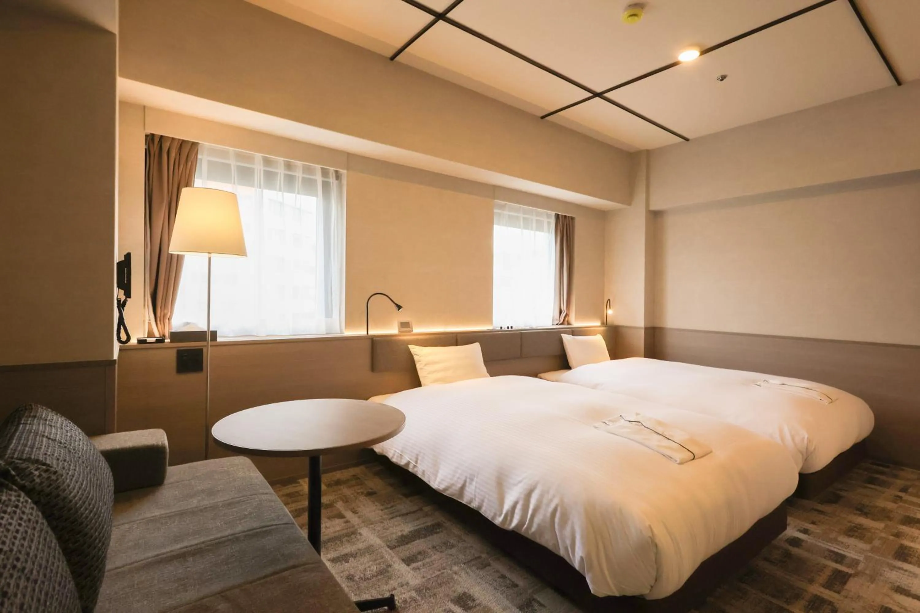 Photo of the whole room, Bed in SK HOTEL Kobe Ekimae