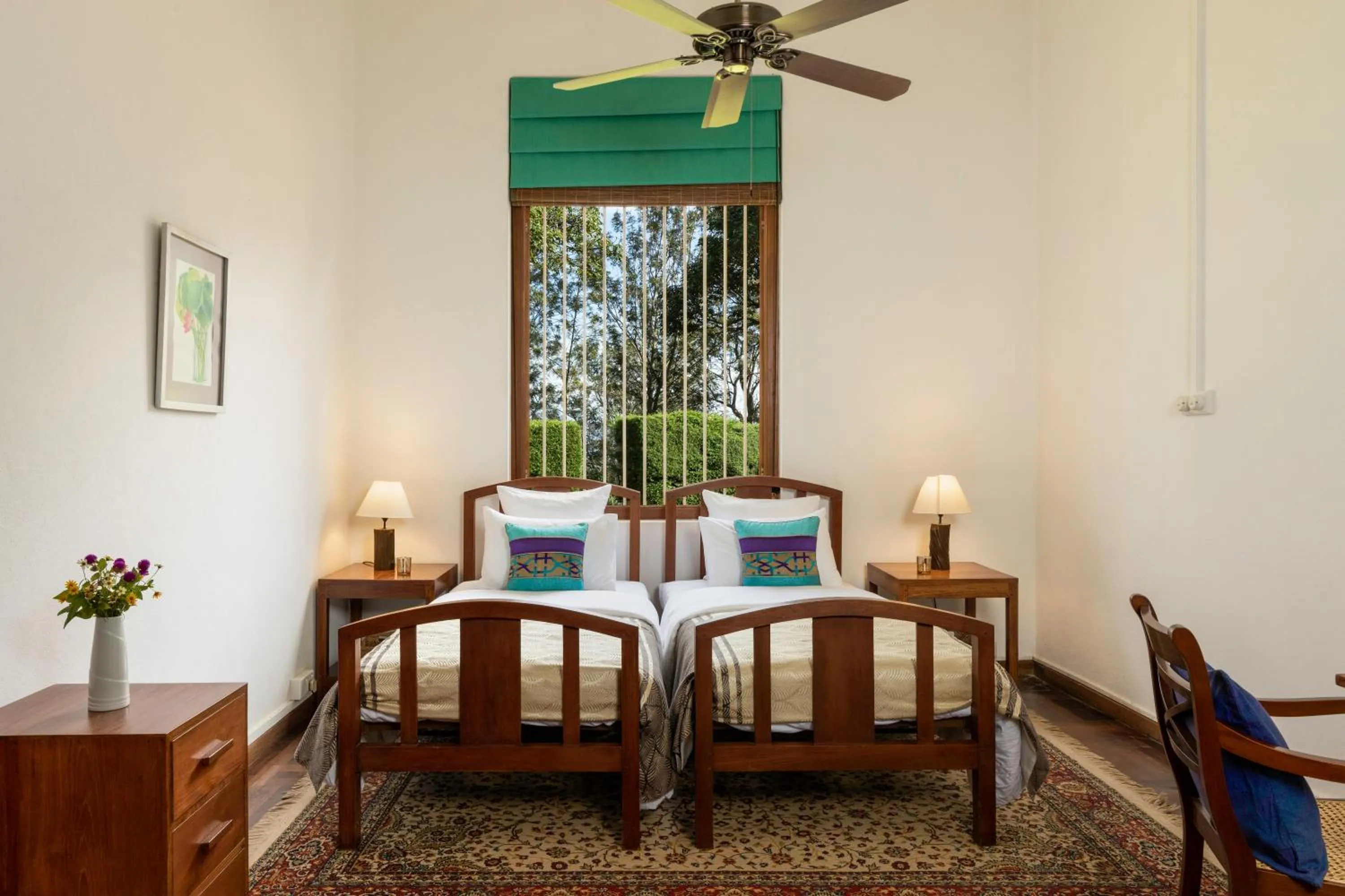 Bedroom, Bed in Jetwing Hoffmann Bungalow