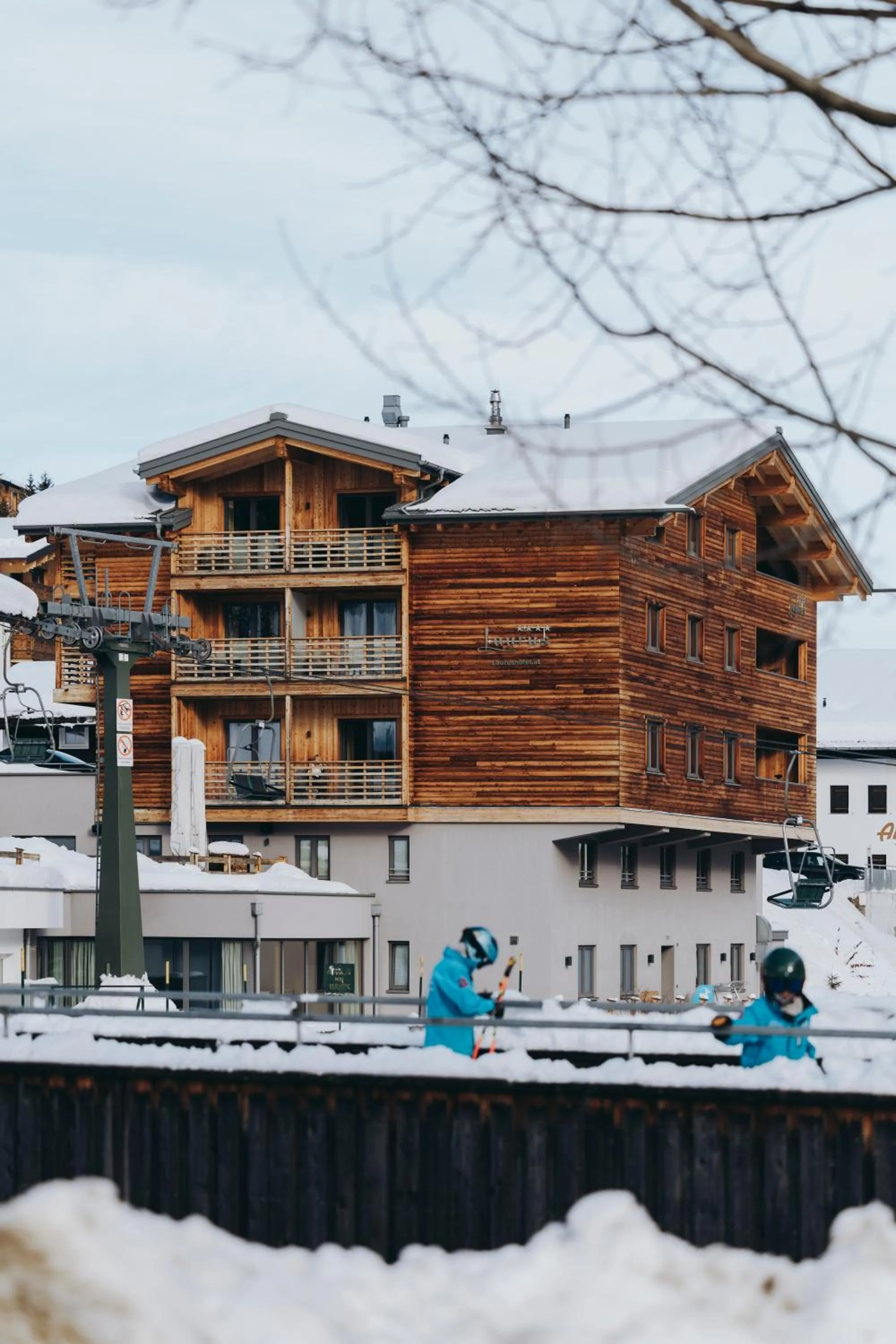 Property building in Apart-Hotel Laurus Lech