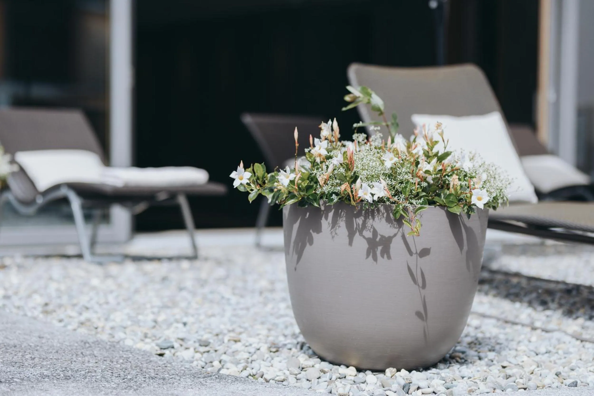 Garden in Apart-Hotel Laurus Lech