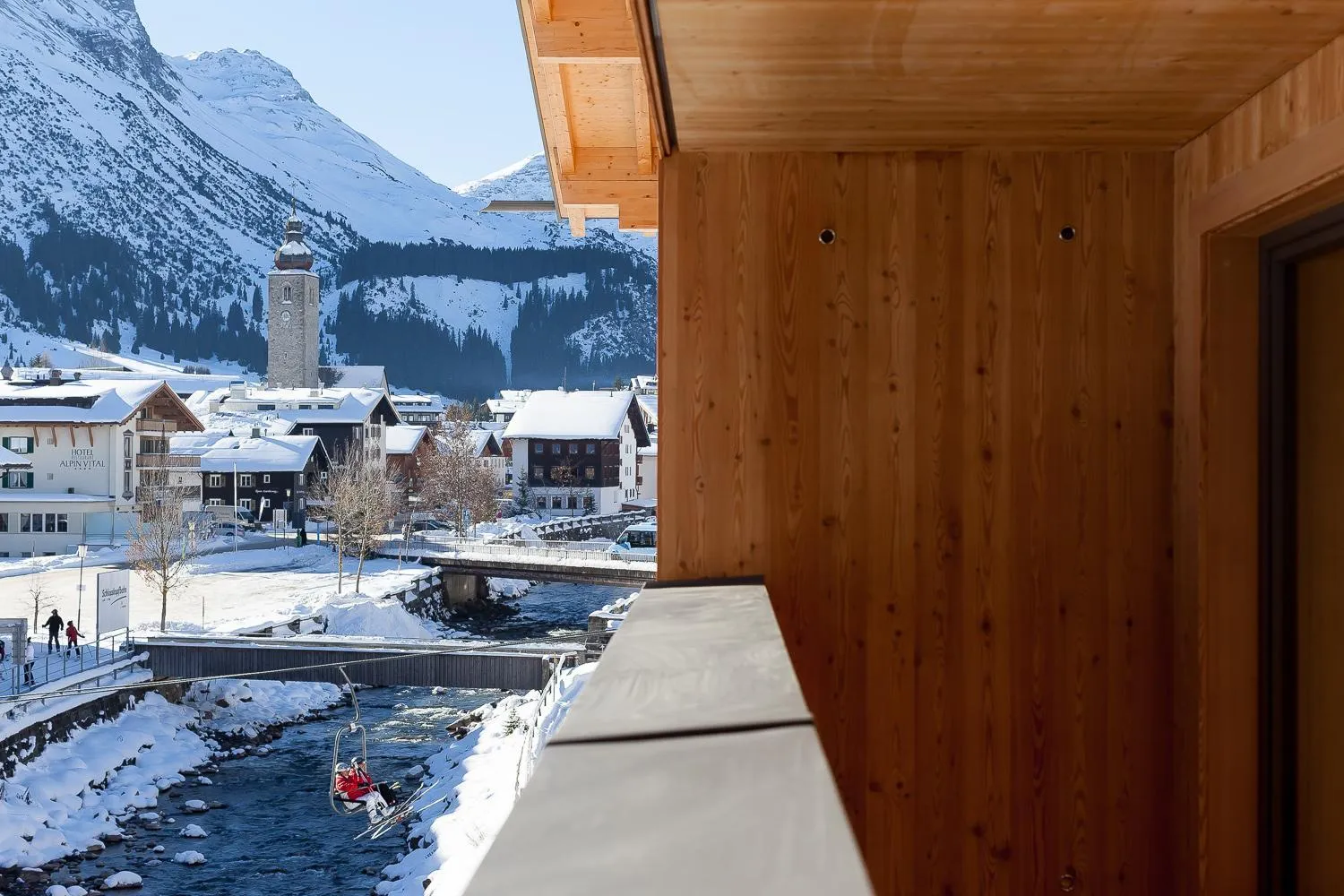 Property building in Apart-Hotel Laurus Lech