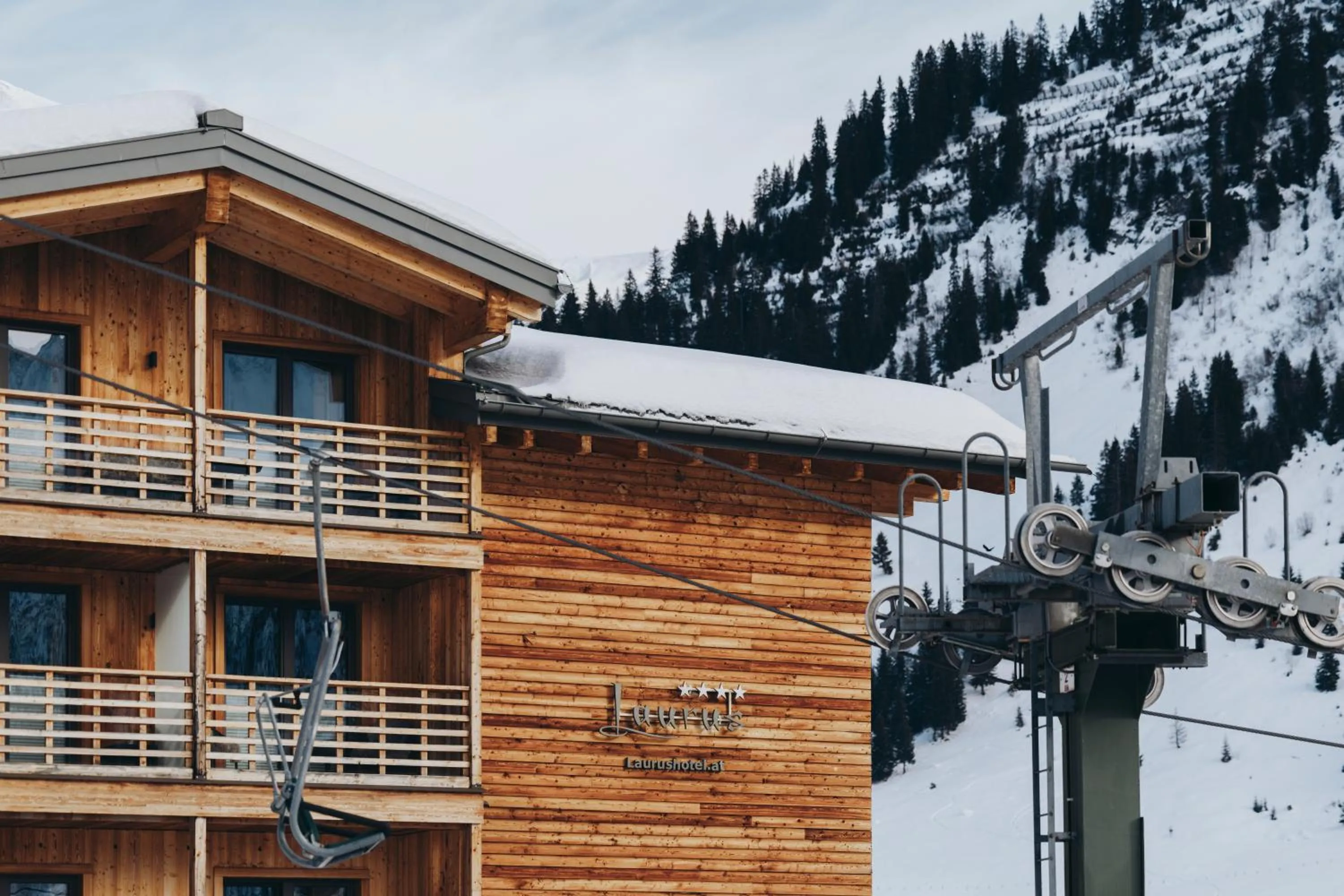 Property building in Apart-Hotel Laurus Lech