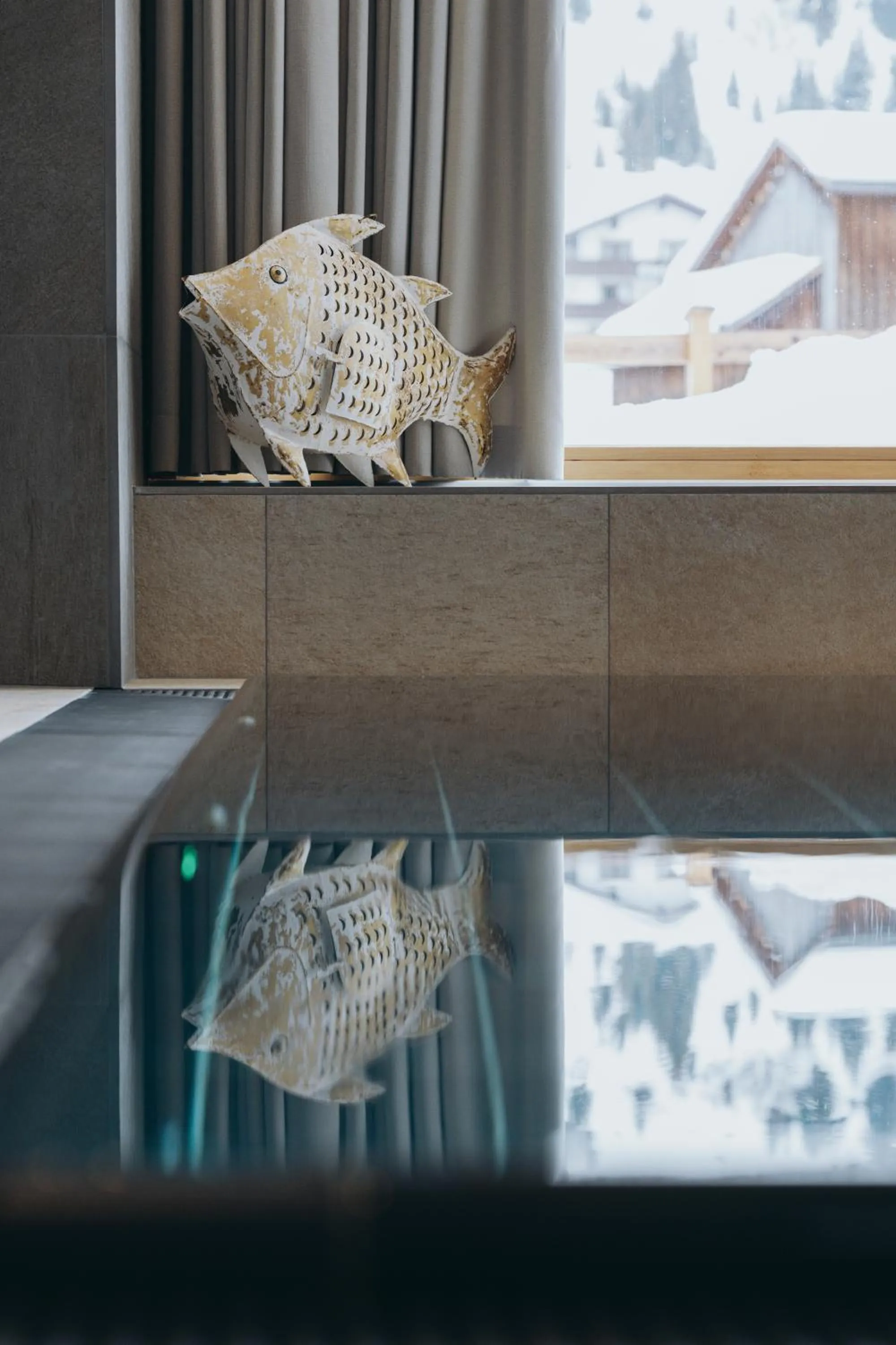 Pool view in Apart-Hotel Laurus Lech