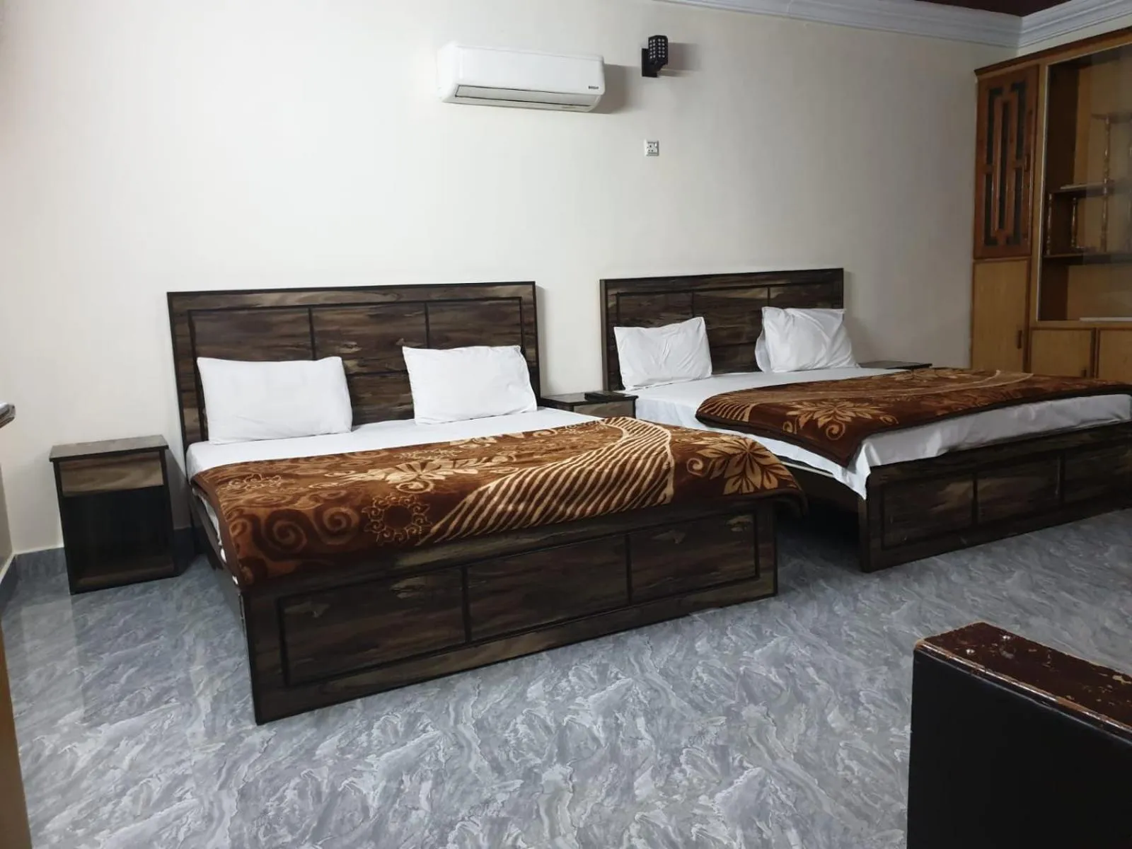 Bed in Kashmir lodge