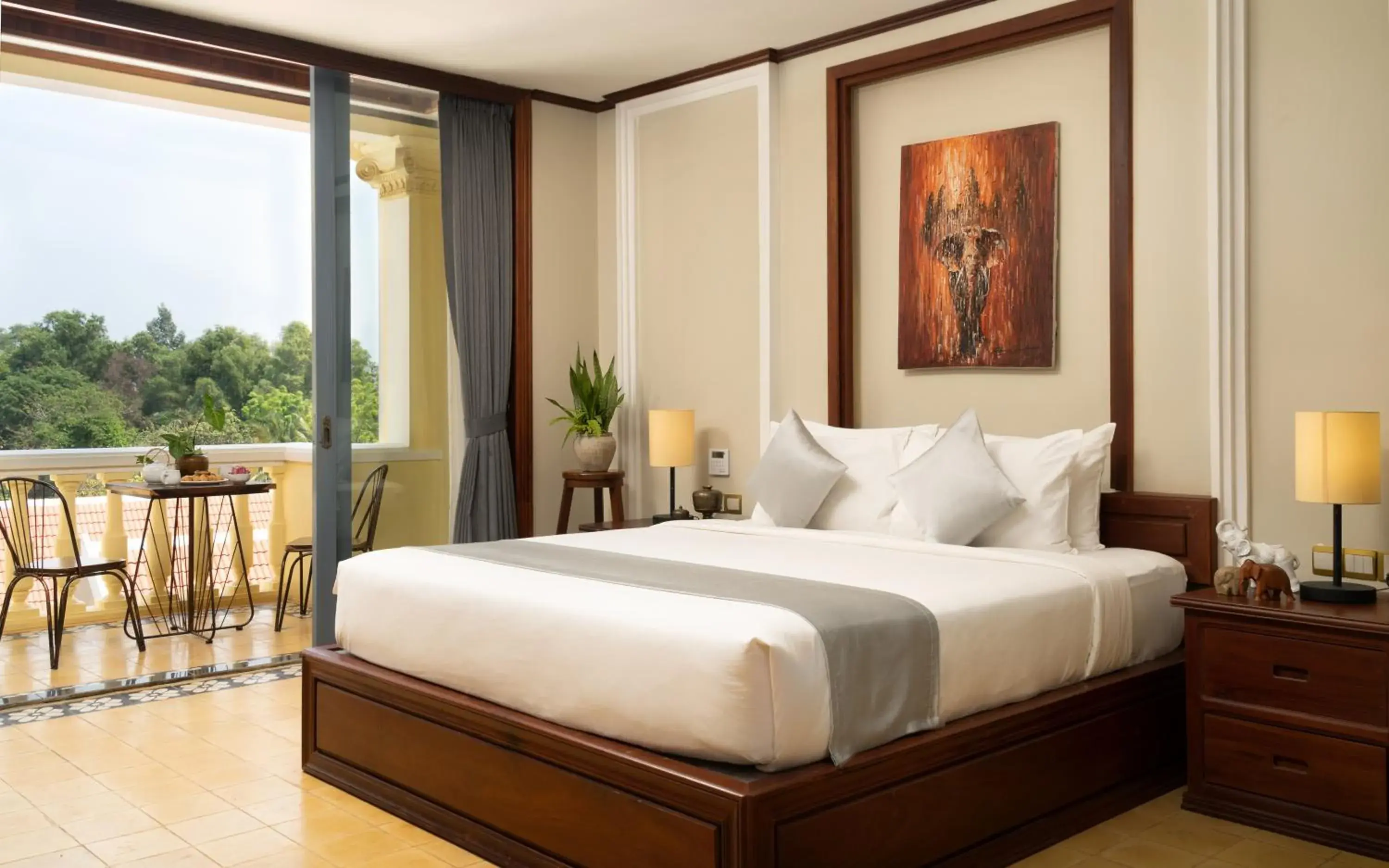 Deluxe King Room with Balcony + Free Workspace+ Afternoon Tea +Tree planting - single occupancy in The Elephant Deluxe King Room with Balcony + Free Workspace+ Afternoon Tea +Tree planting - single occupancy in The Elephant