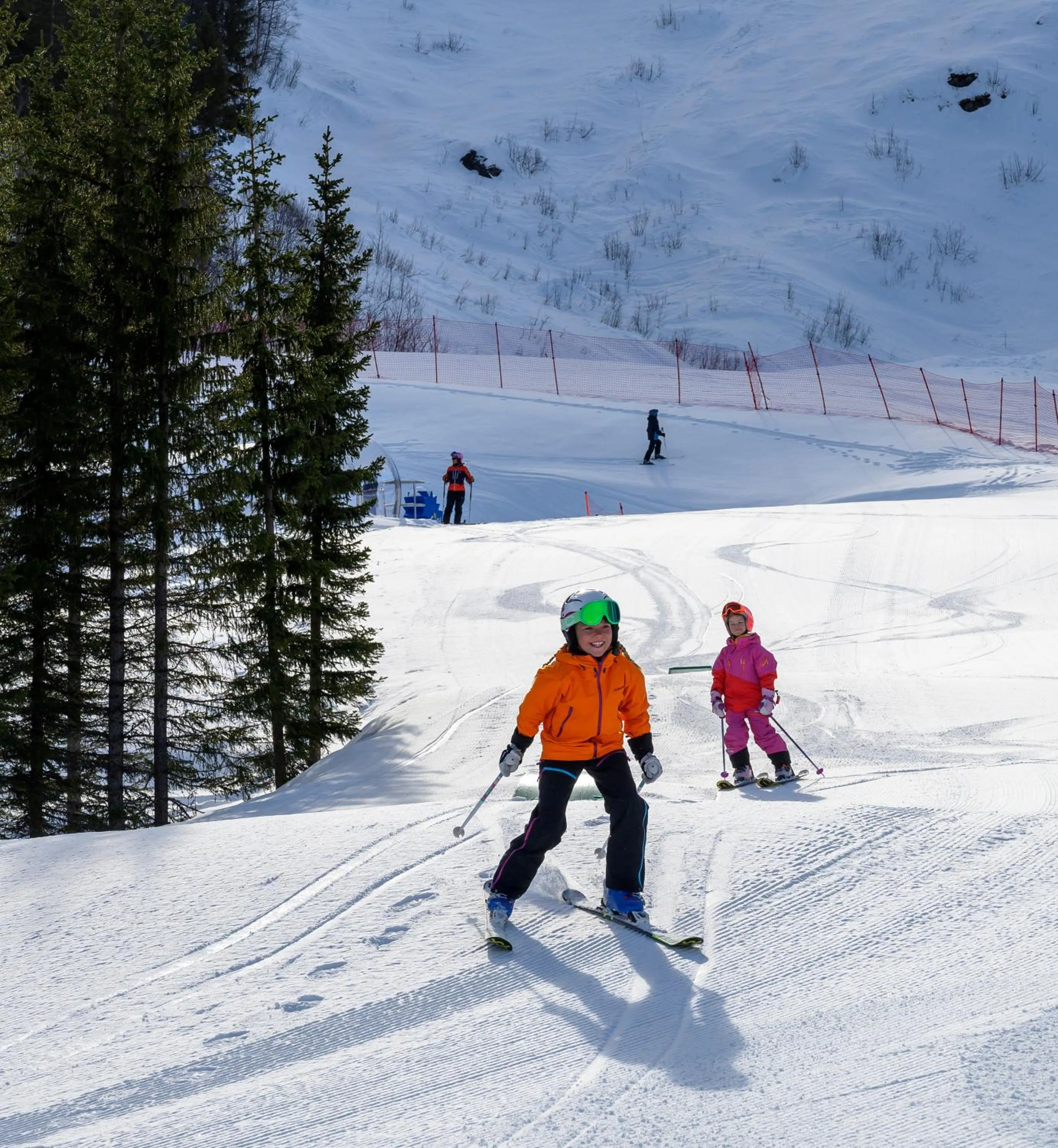 Skiing in Basecamp Narvik