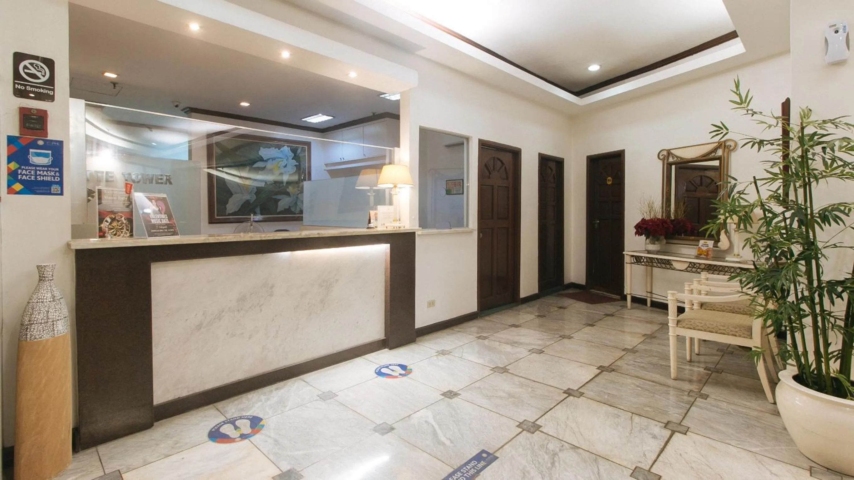 Lobby or reception in Sunette Tower Makati