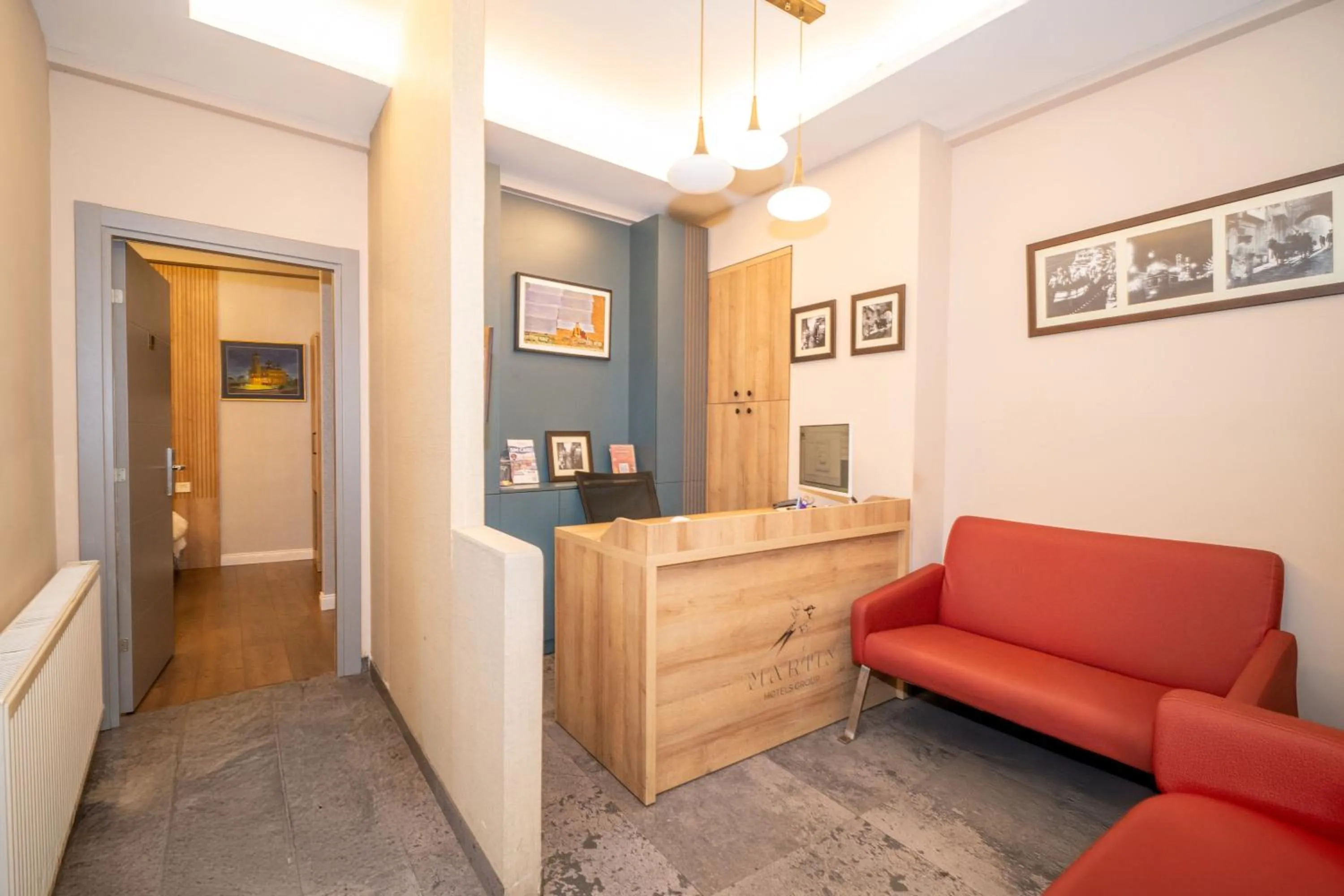 Lobby or reception in Hotel Martin