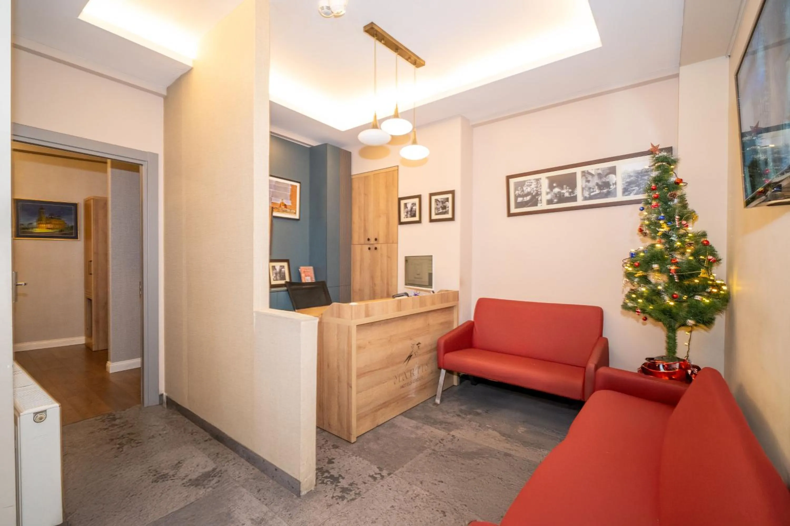 Lobby or reception in Hotel Martin